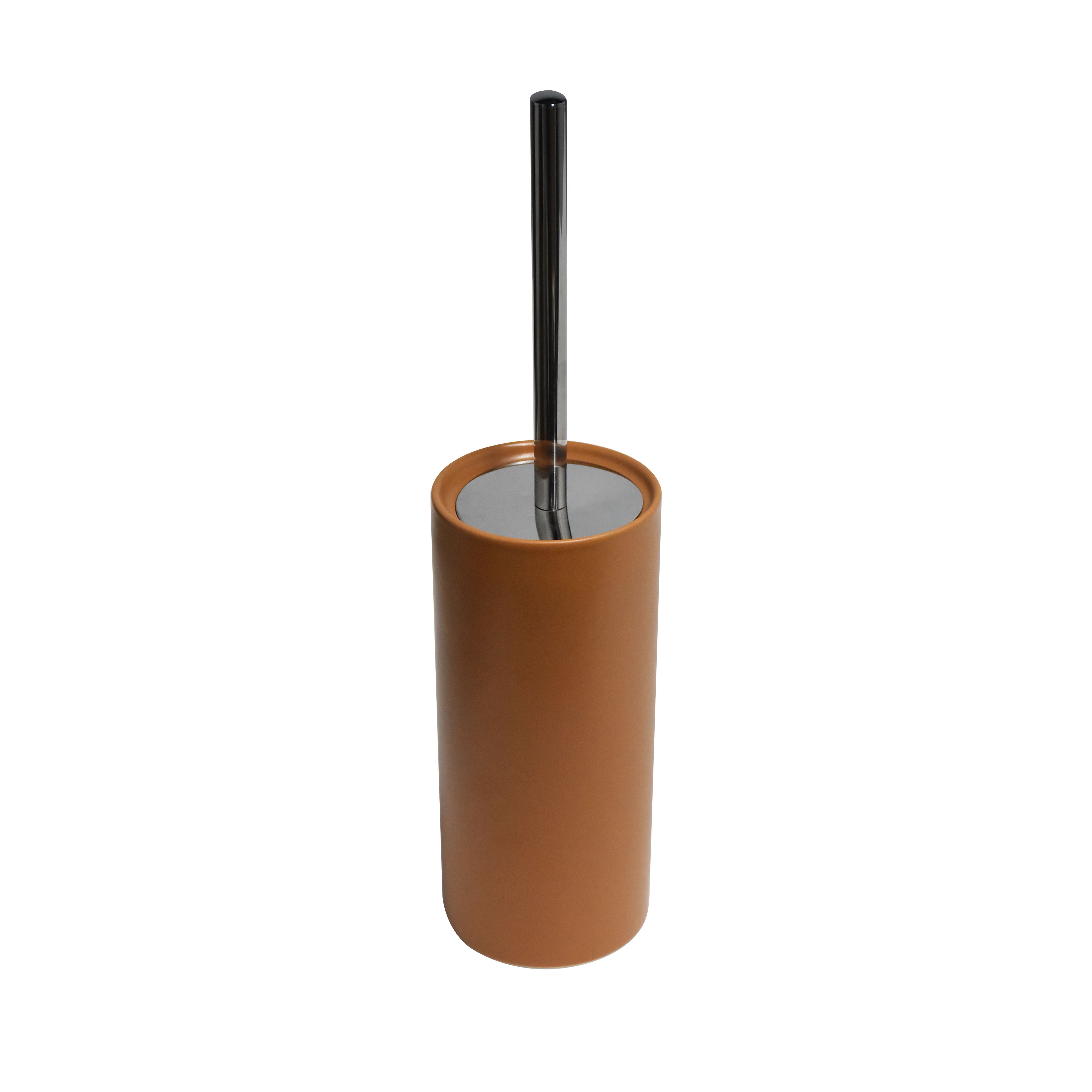 Orange toilet brush deals holder