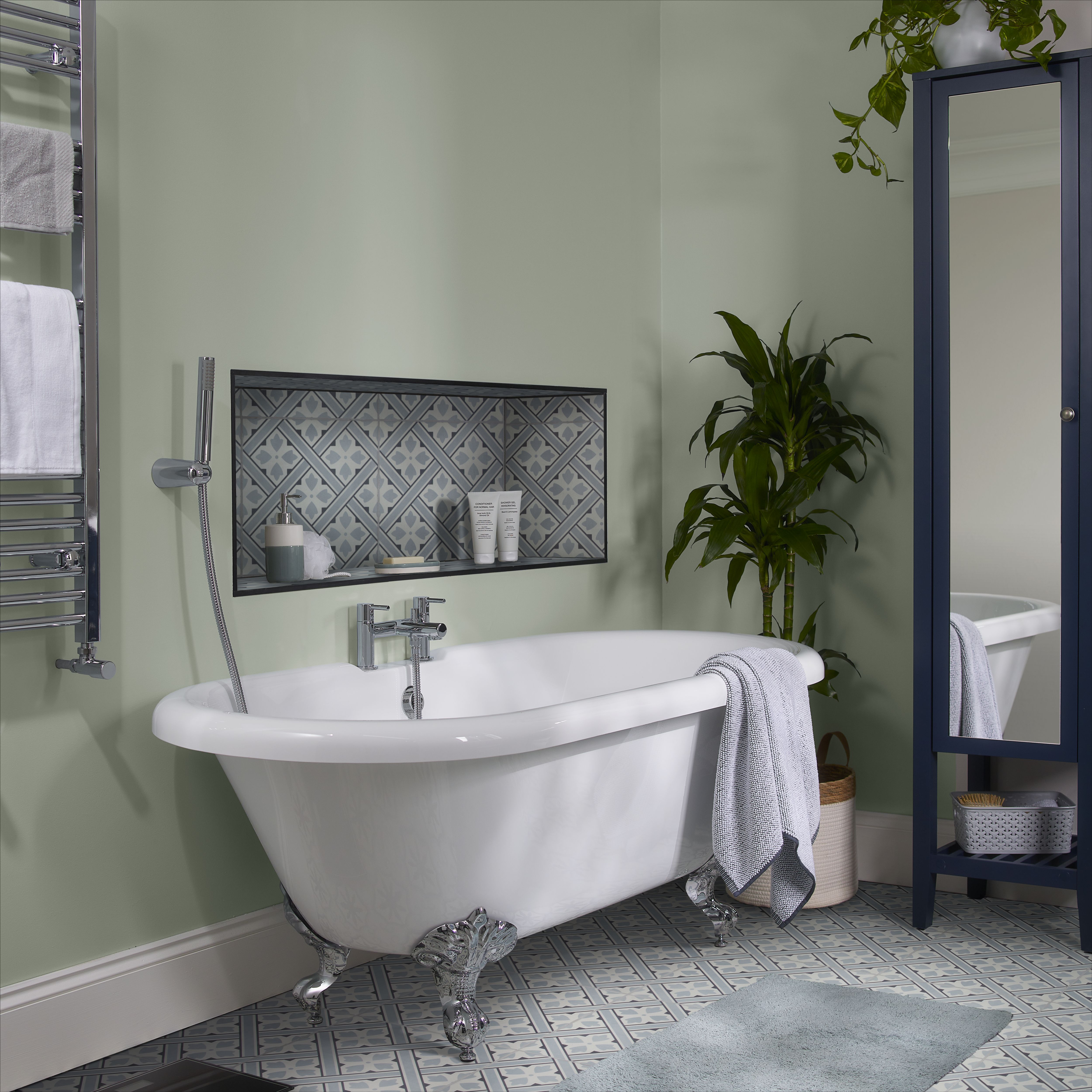 GoodHome Lazu Combi boiler, gravity-fed & mains pressure water systems Ceramic Shower mixer Tap