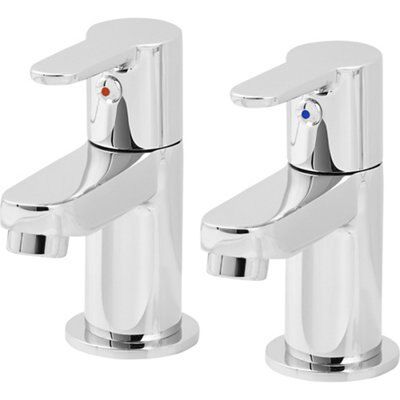 Basin deals pillar taps