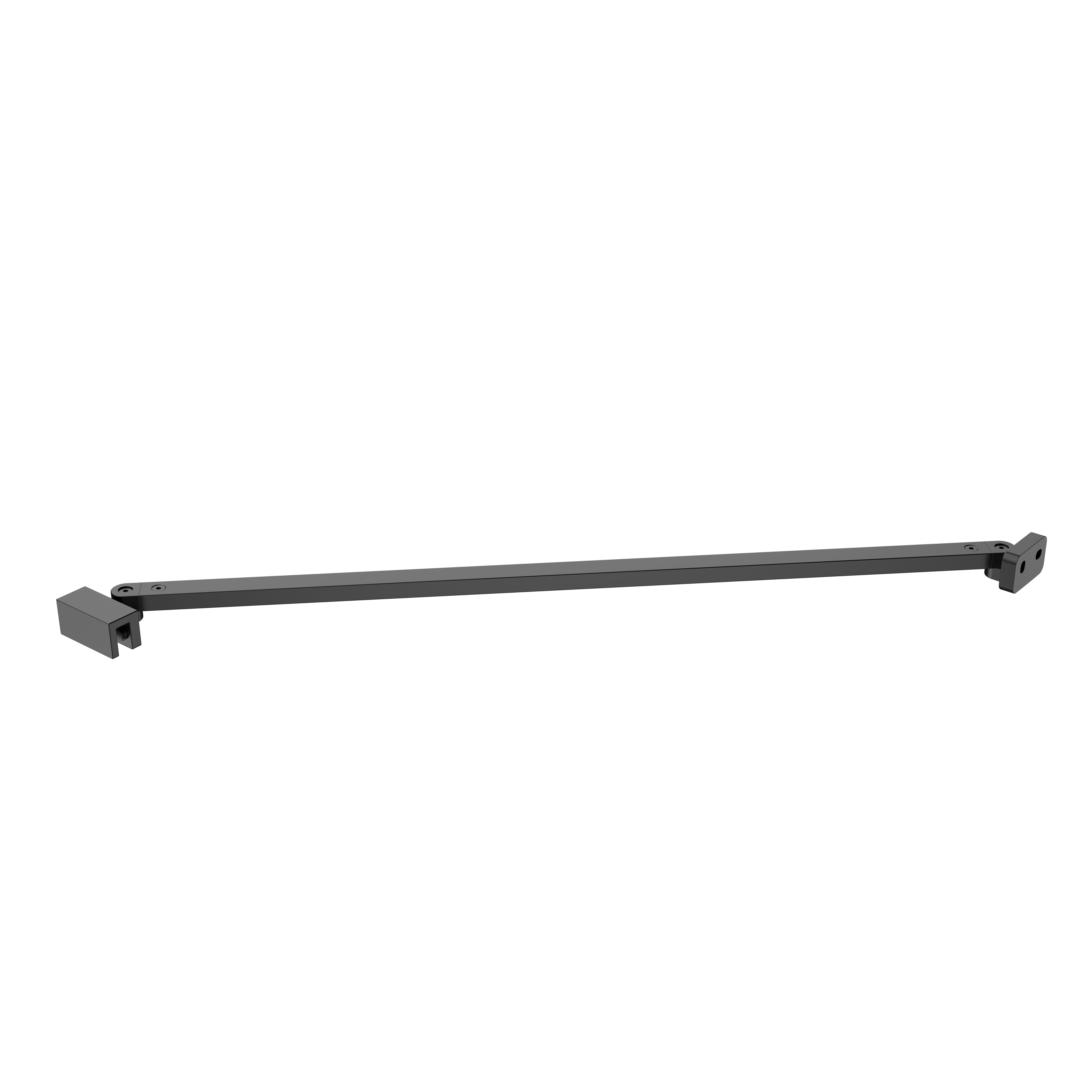 GoodHome Ledava Black Support bar (L)70cm