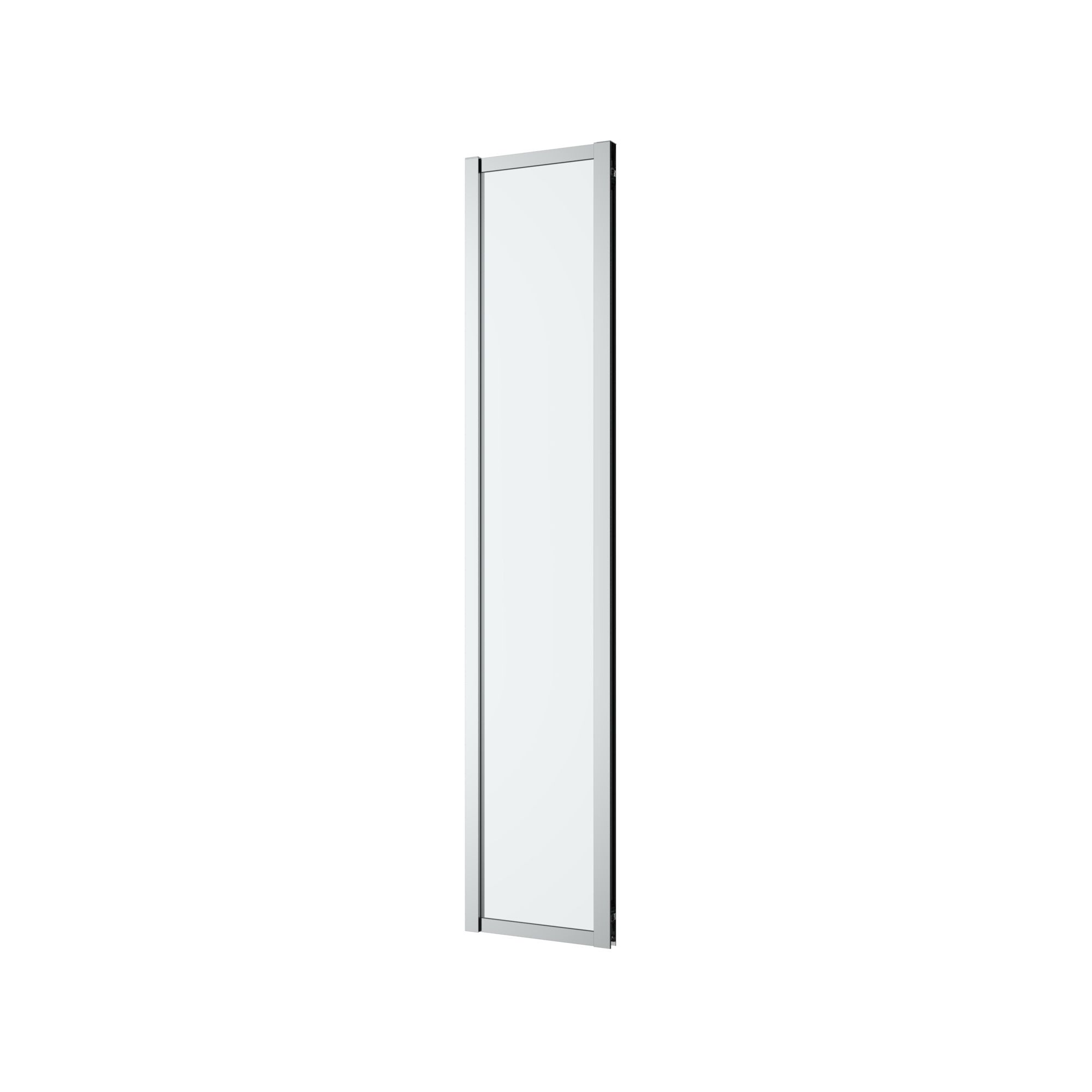 GoodHome Ledava Gloss Clear Fixed Side Shower panel (H)195cm (W)40cm