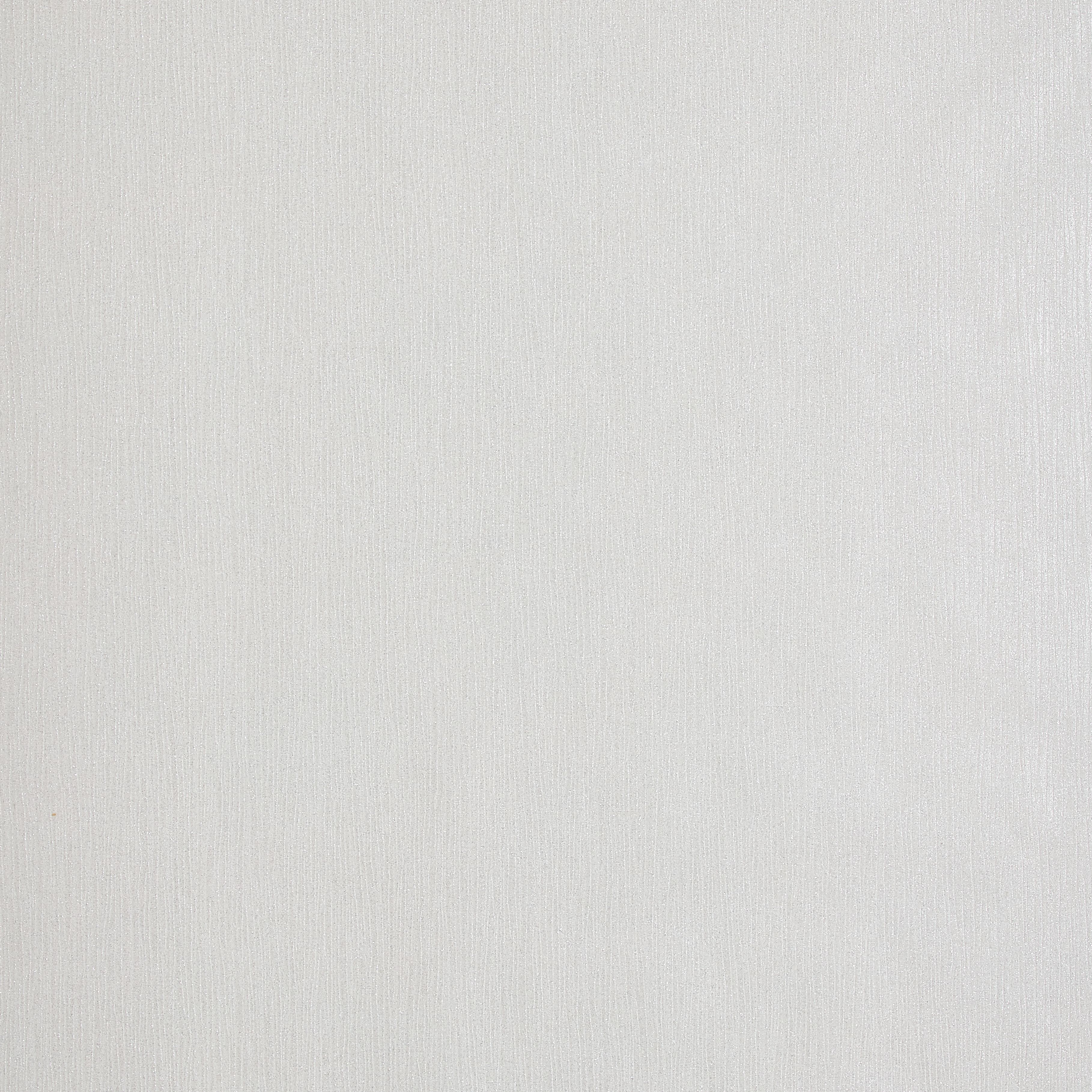GoodHome Lery White Glitter effect Pleated Textured Wallpaper