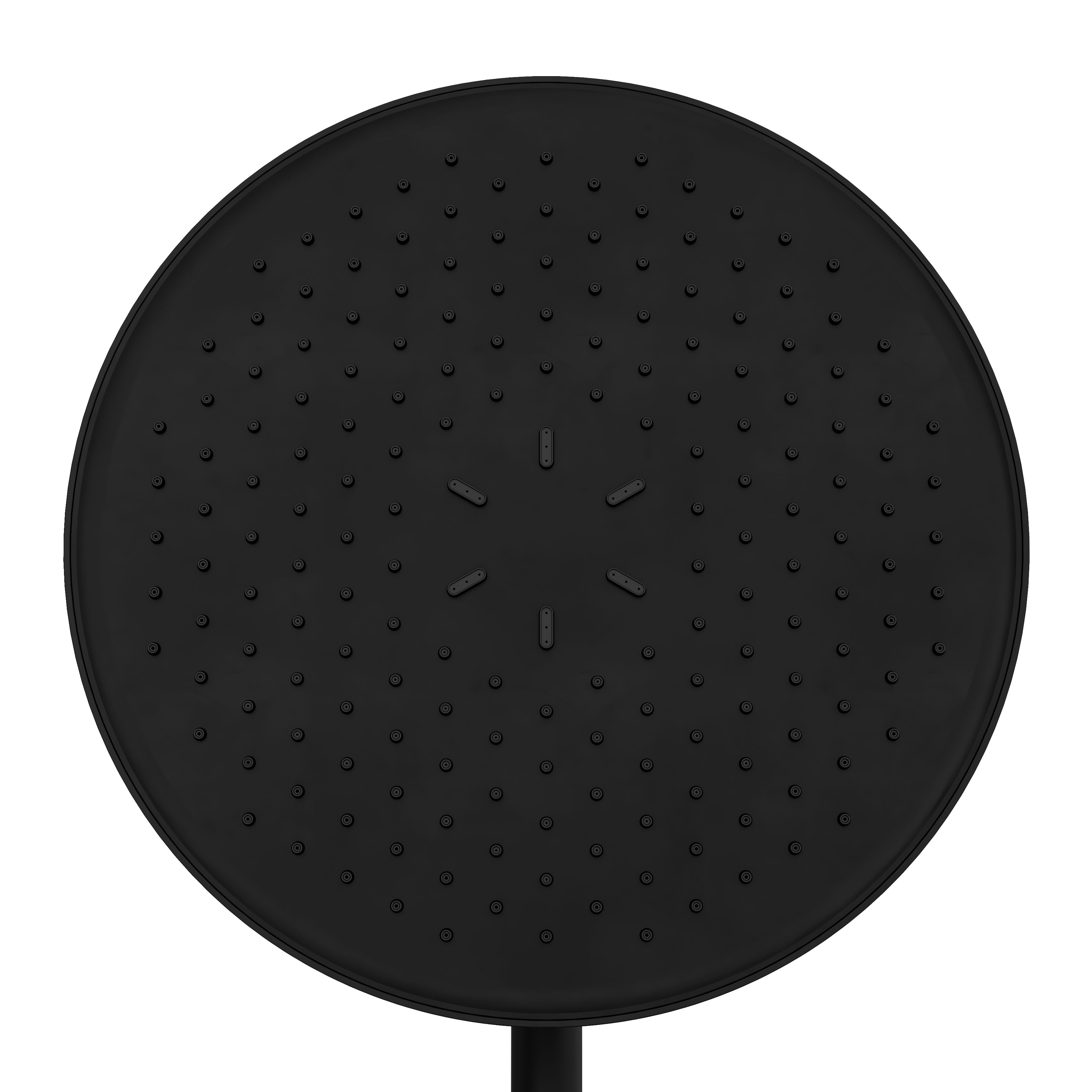 GoodHome Levanna Matt Black Wall-mounted Thermostatic Mixer Multi head shower