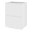 GoodHome Levanna Matt White Double Freestanding Bathroom Cabinet (H)85cm (W)60cm