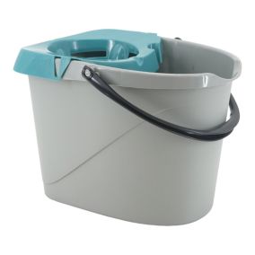 GoodHome Light grey 14L Bucket & wringer