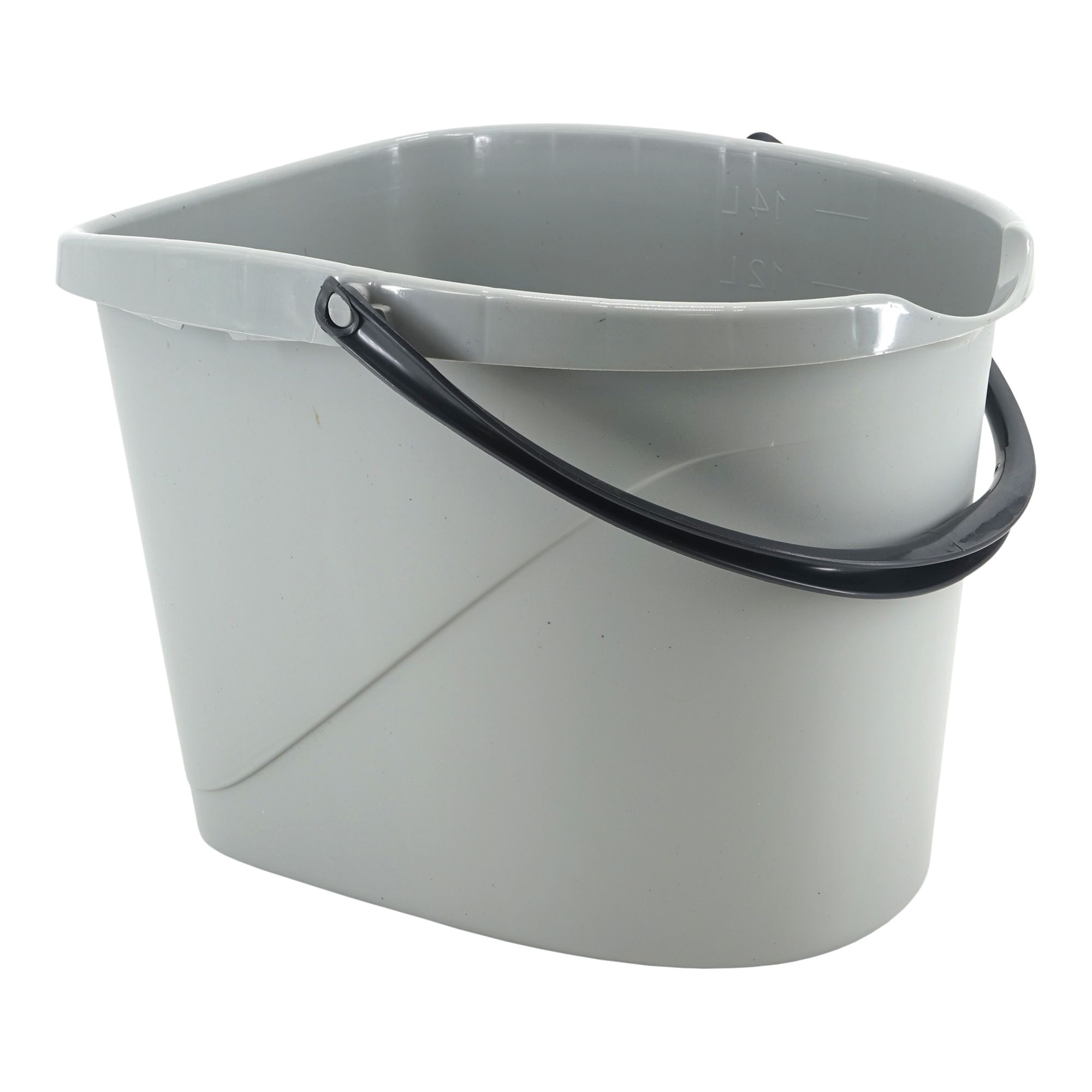 GoodHome Light grey 14L Bucket & wringer
