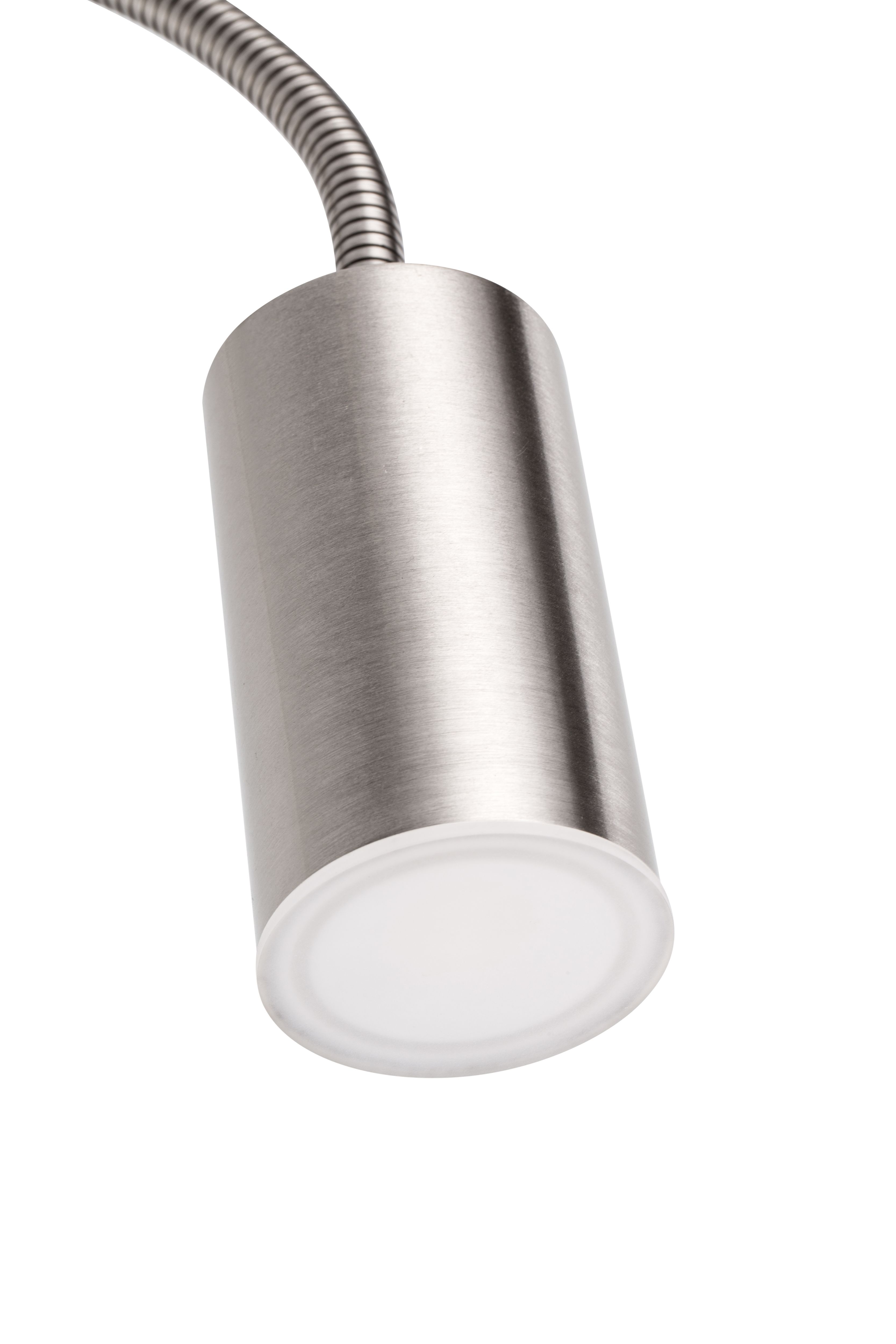 GoodHome Lignit Chrome effect Plug-in Wall light 41173