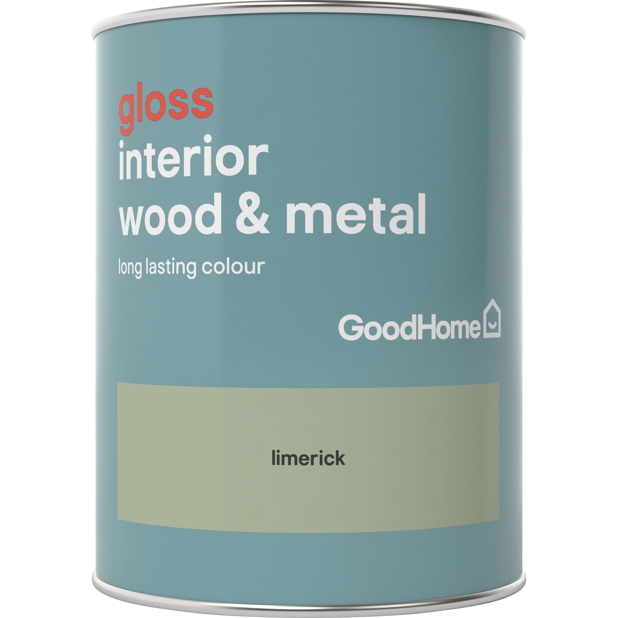 GoodHome Limerick Gloss Metal & wood paint, 750ml