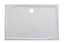 GoodHome Limski Gloss White Rectangular Reversible drainer Shower tray (L)80cm (W)100cm (H)2.8cm