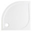 GoodHome Limski White Quadrant Shower tray (L)80cm (W)80cm (H)2.8cm
