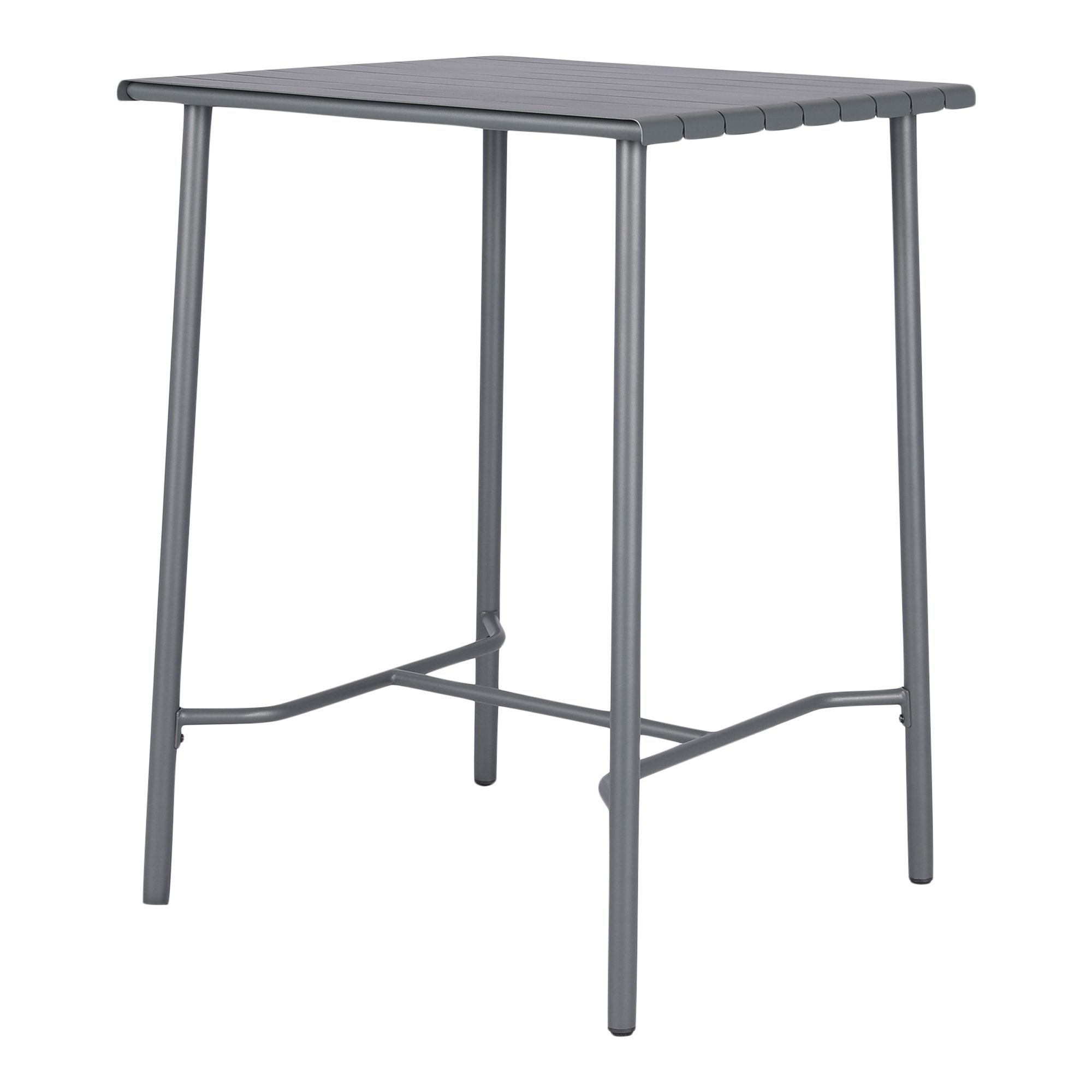 GoodHome Lithari Metal Grey 2 seater Square Cocktail table