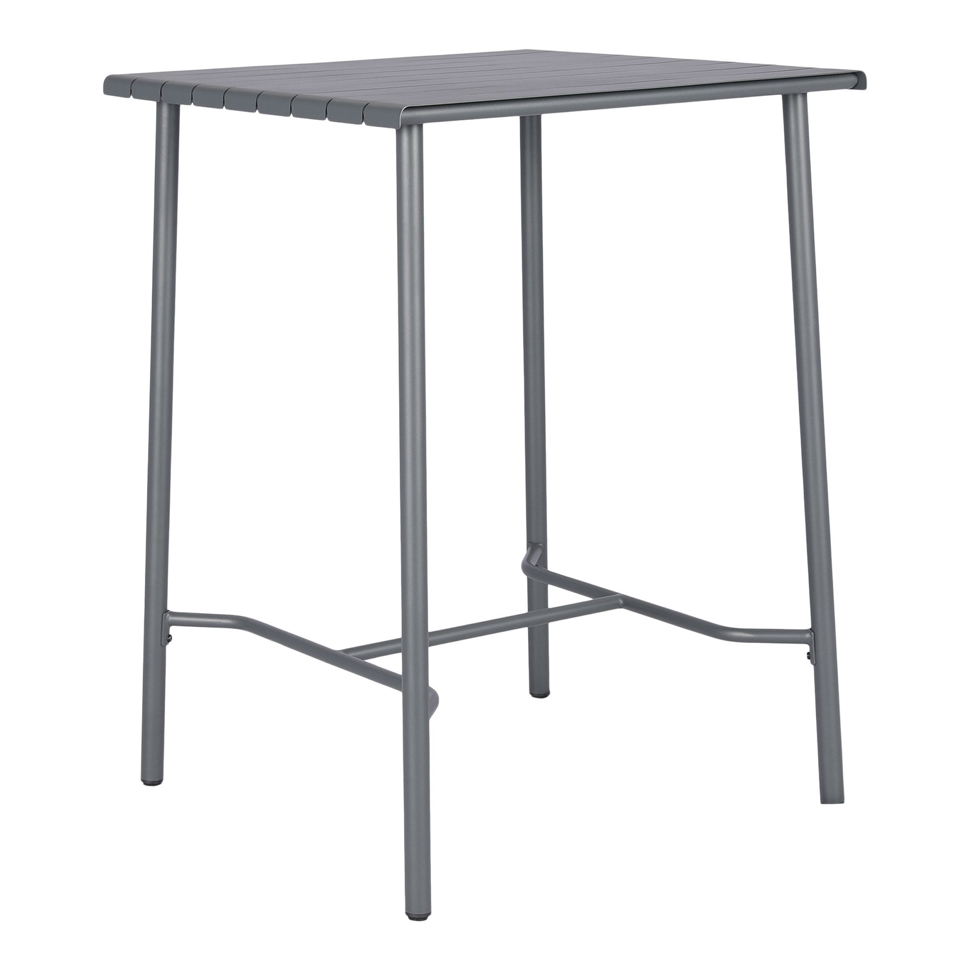 GoodHome Lithari Metal Grey 2 seater Square Cocktail table