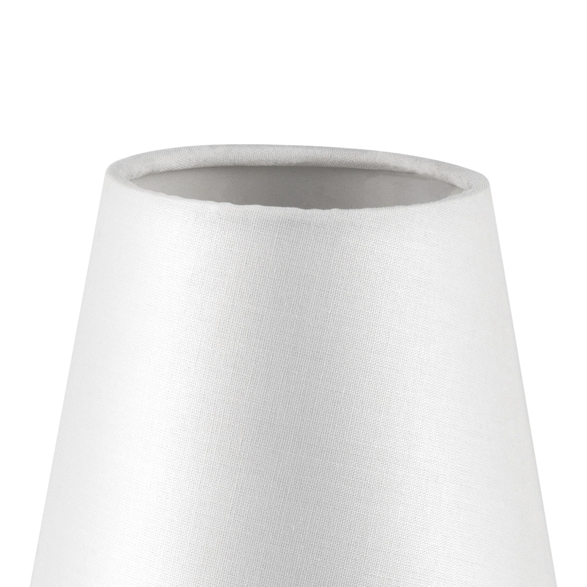GoodHome Lokombi Cream Fabric dyed Light shade (D)10cm