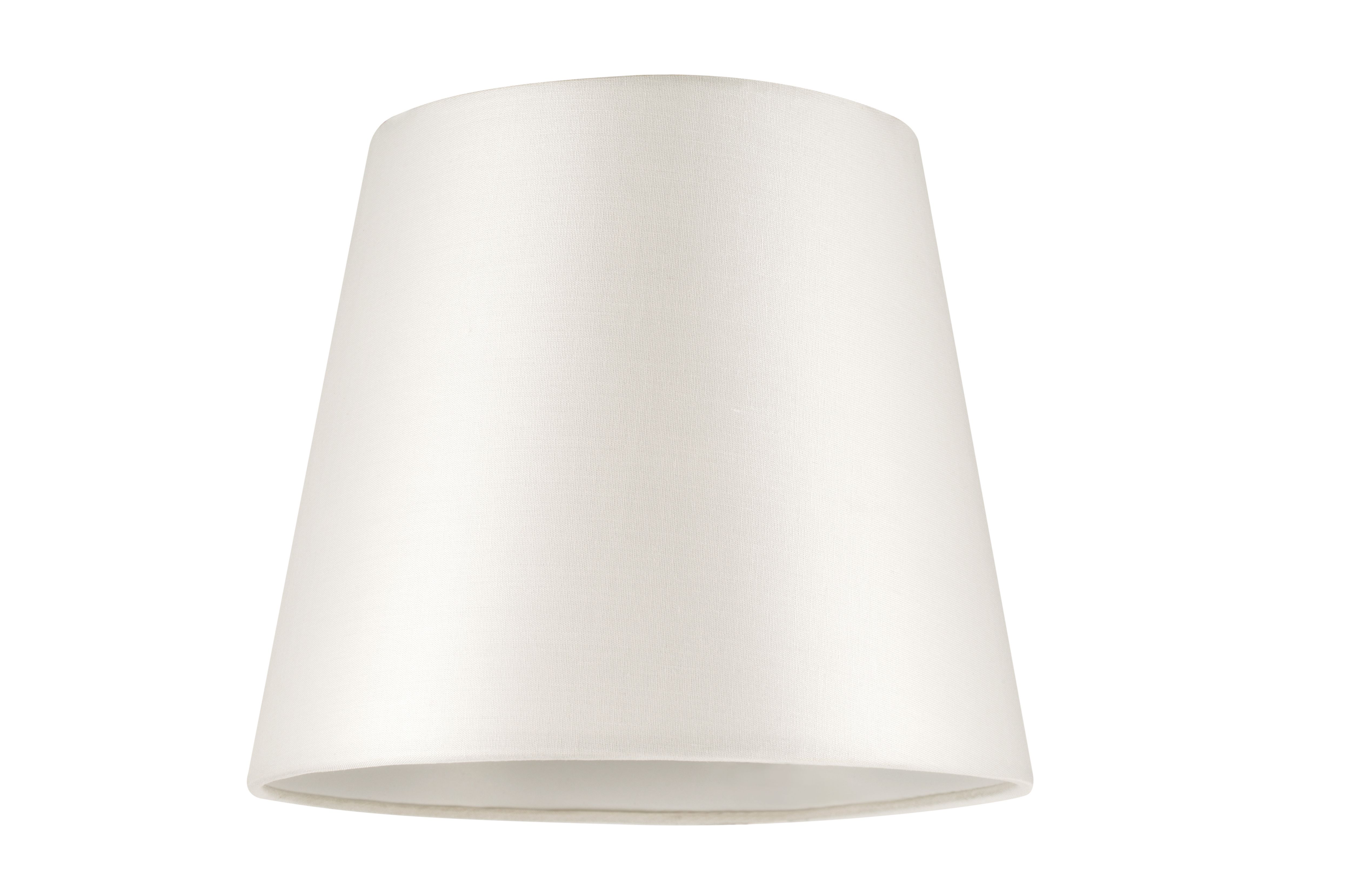 GoodHome Lokombi Cream Fabric dyed Light shade (D)20cm