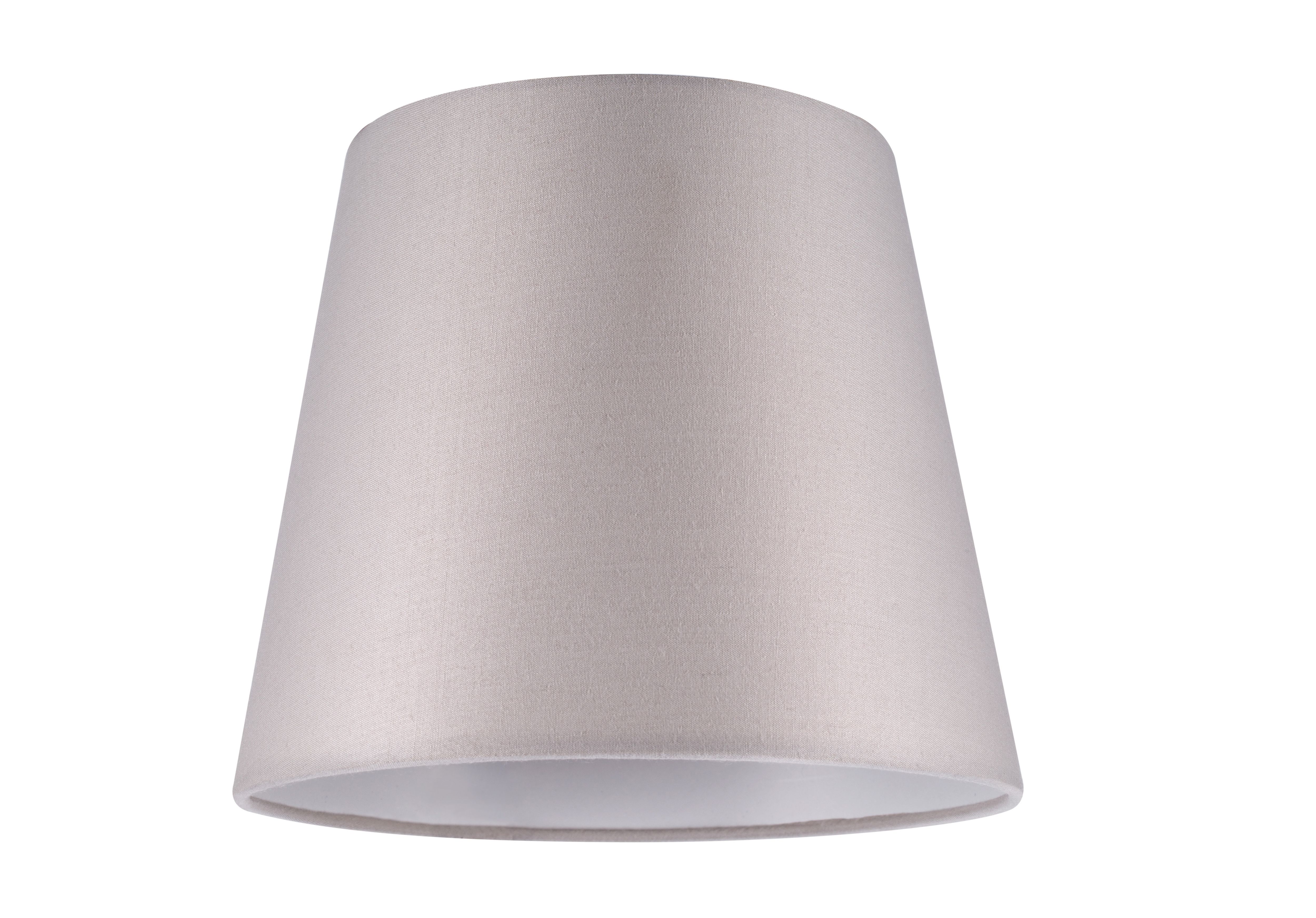 GoodHome Lokombi Light grey Fabric dyed Light shade (D)20cm