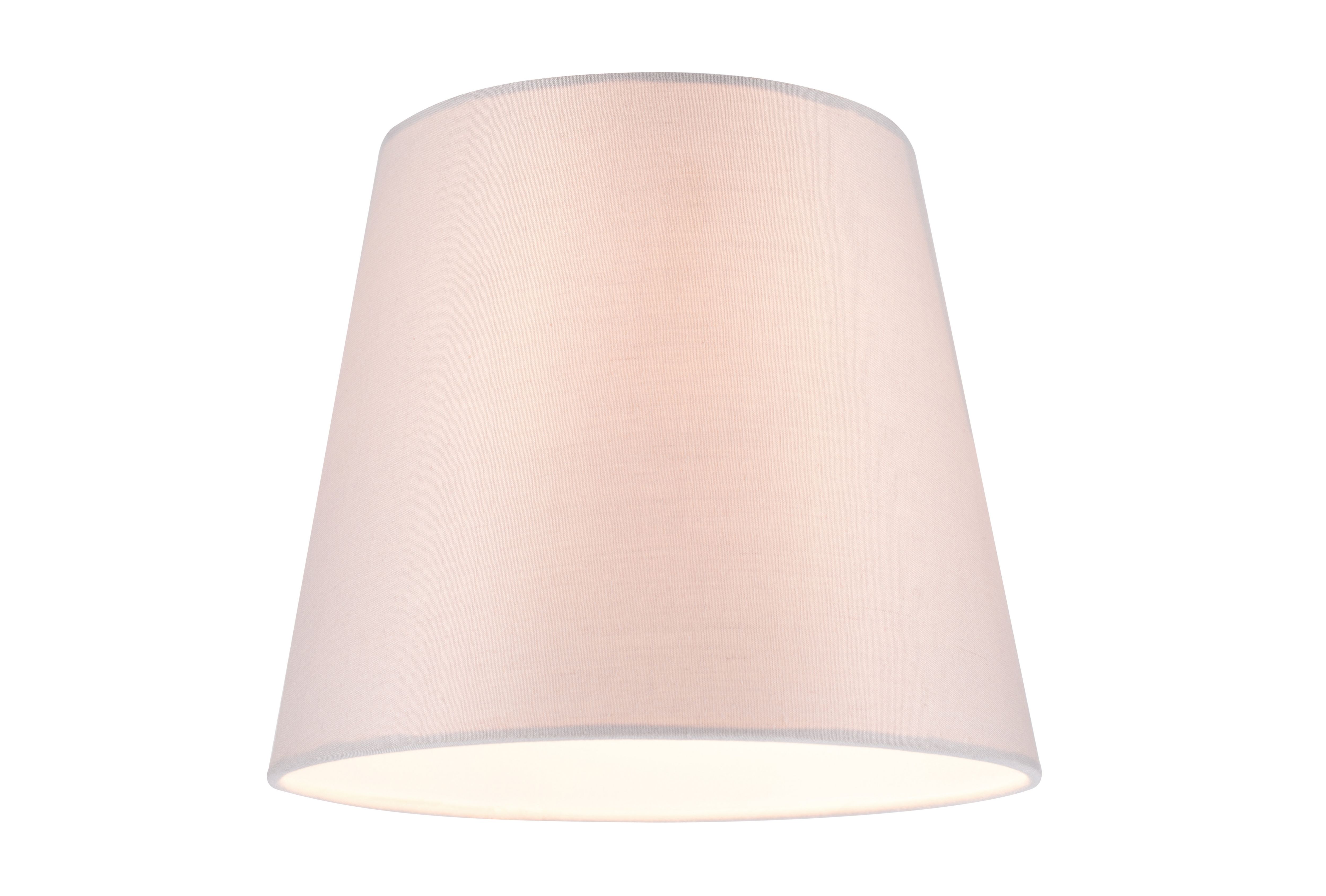 GoodHome Lokombi Light grey Fabric dyed Light shade (D)20cm