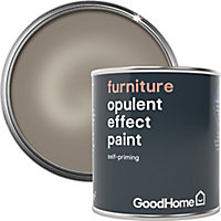 GoodHome Long beach Metallic effect Furniture paint, 125ml