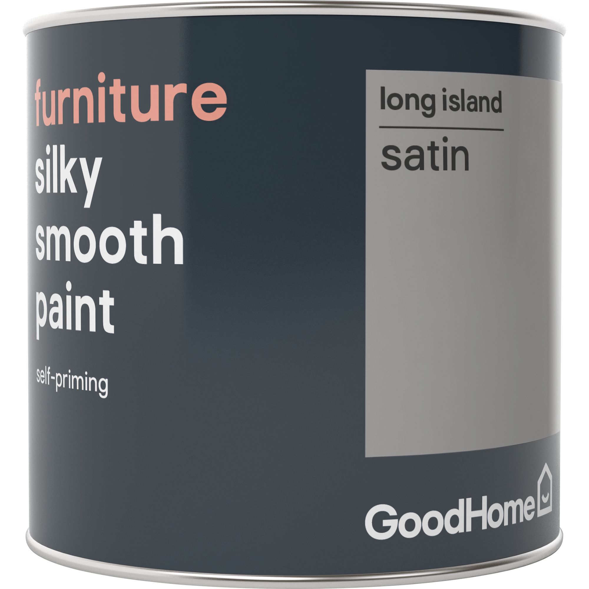 GoodHome Long island Satin Furniture paint, 500ml