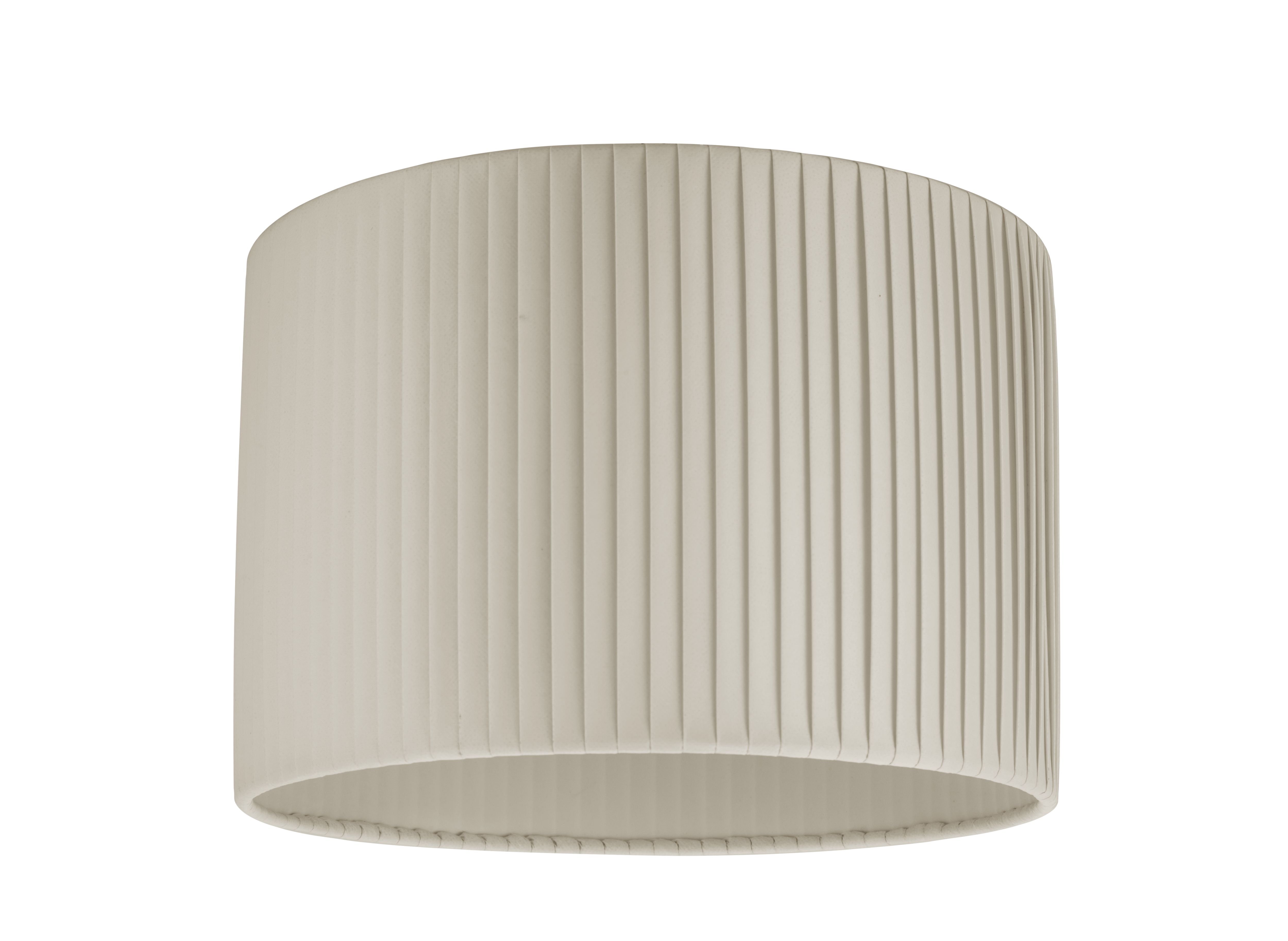 GoodHome Louth Beige Round Lamp shade (D)30cm