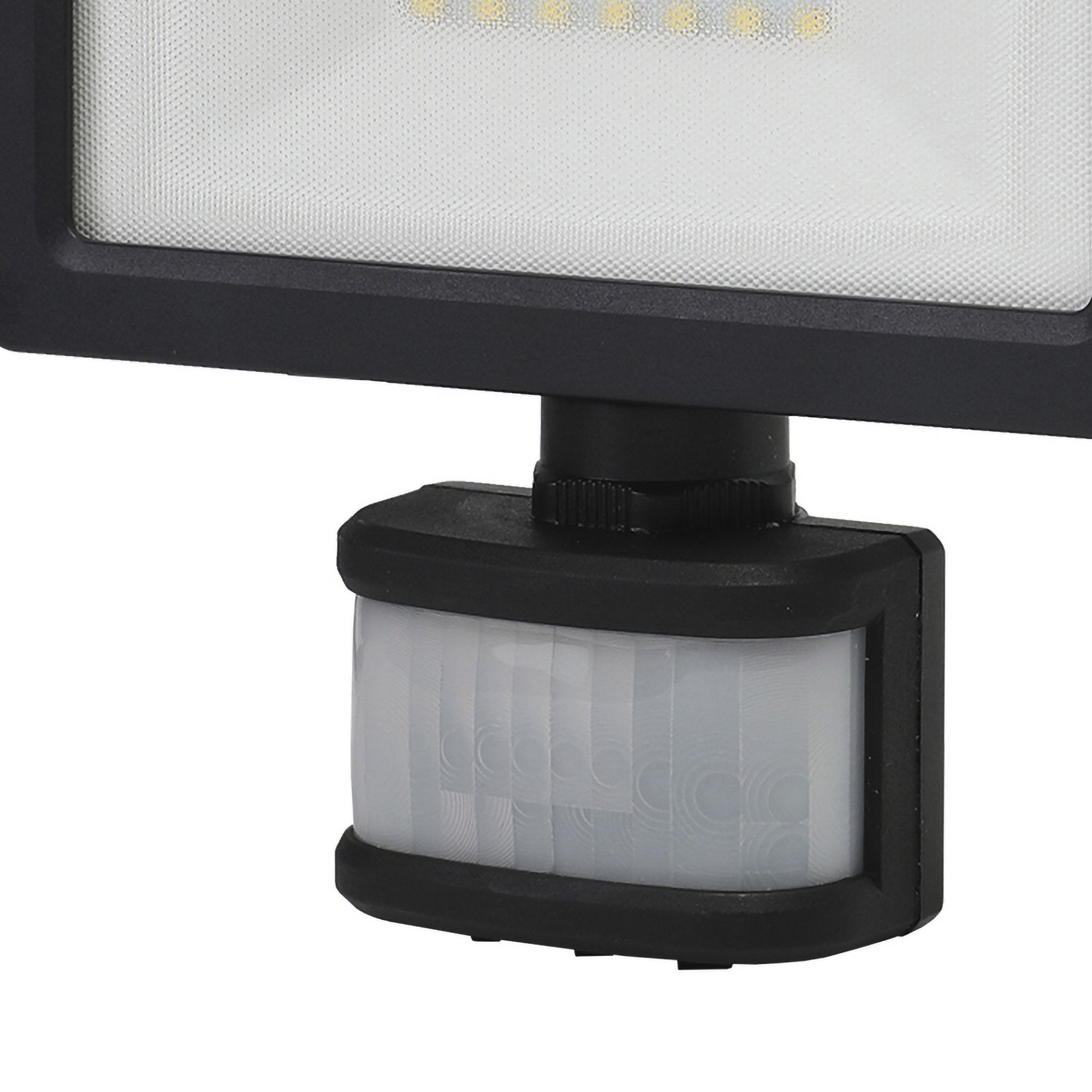GoodHome Lucan AFD1018-IB Black Mains-powered Cool white Outdoor LED PIR Floodlight 2000lm