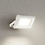 GoodHome Lucan AFD1018-NW White Mains-powered Cool white LED Without sensor Floodlight 2000lm
