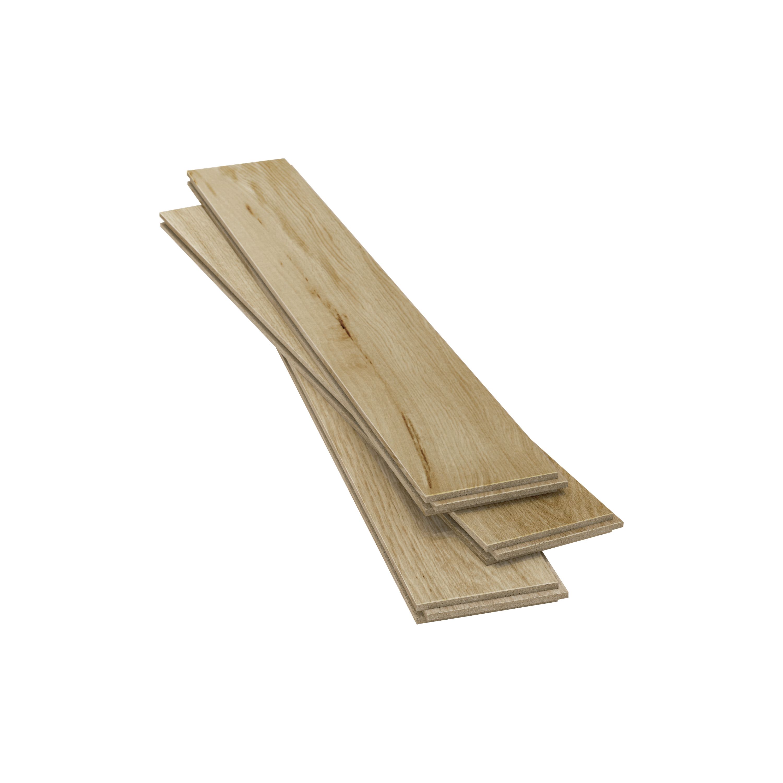 GoodHome Lulea Herringbone Natural Oak effect Oak Solid wood flooring, 0.864m²