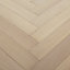 GoodHome Lulea Modern Herringbone Natural Oak Engineered Real wood top layer flooring, 1.94m² Pack of 36