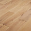 GoodHome Lulea Natural Oak Solid wood Solid wood flooring, 1.008m² Pack