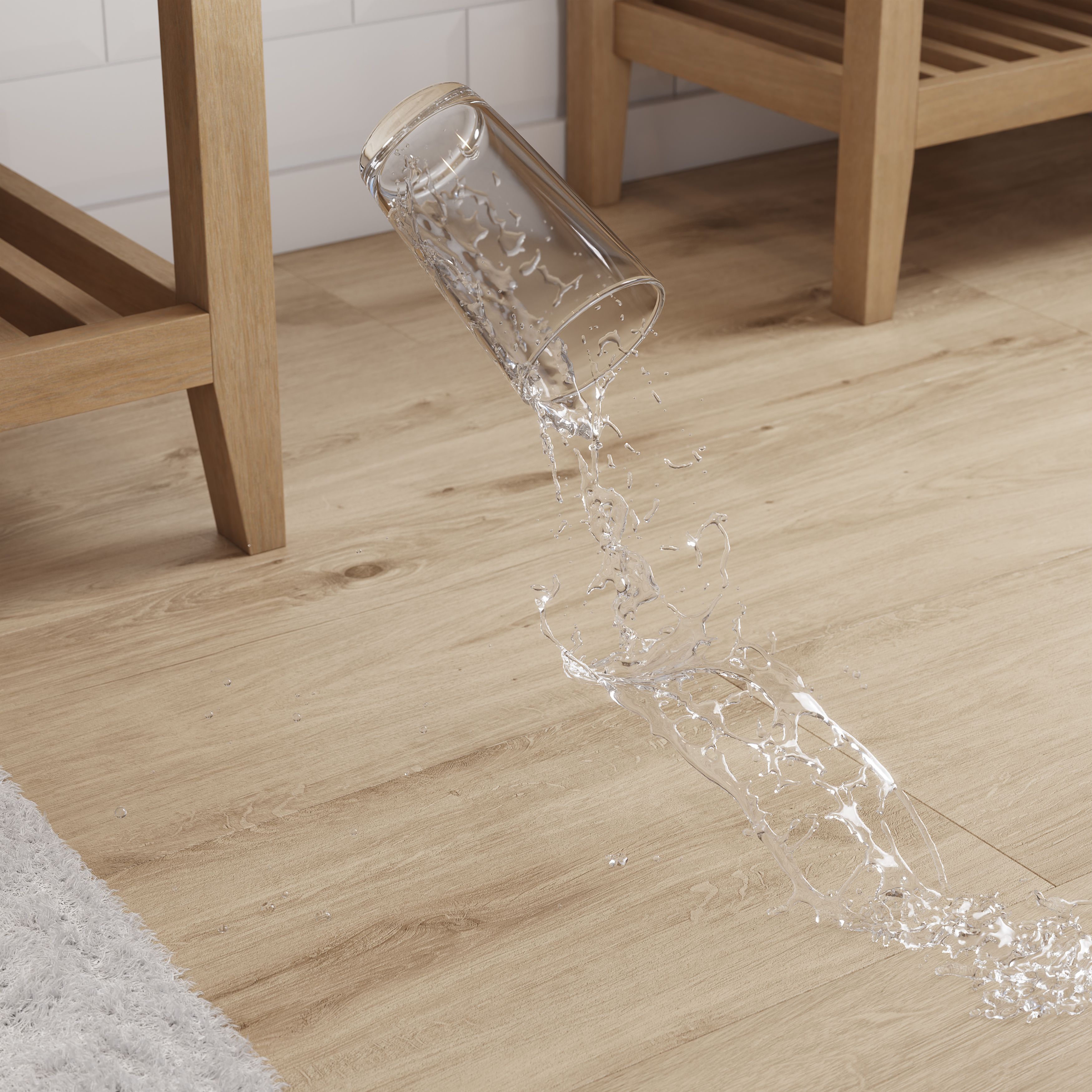 GoodHome Lulea Wood effect Laminate Flooring, 2.54m²