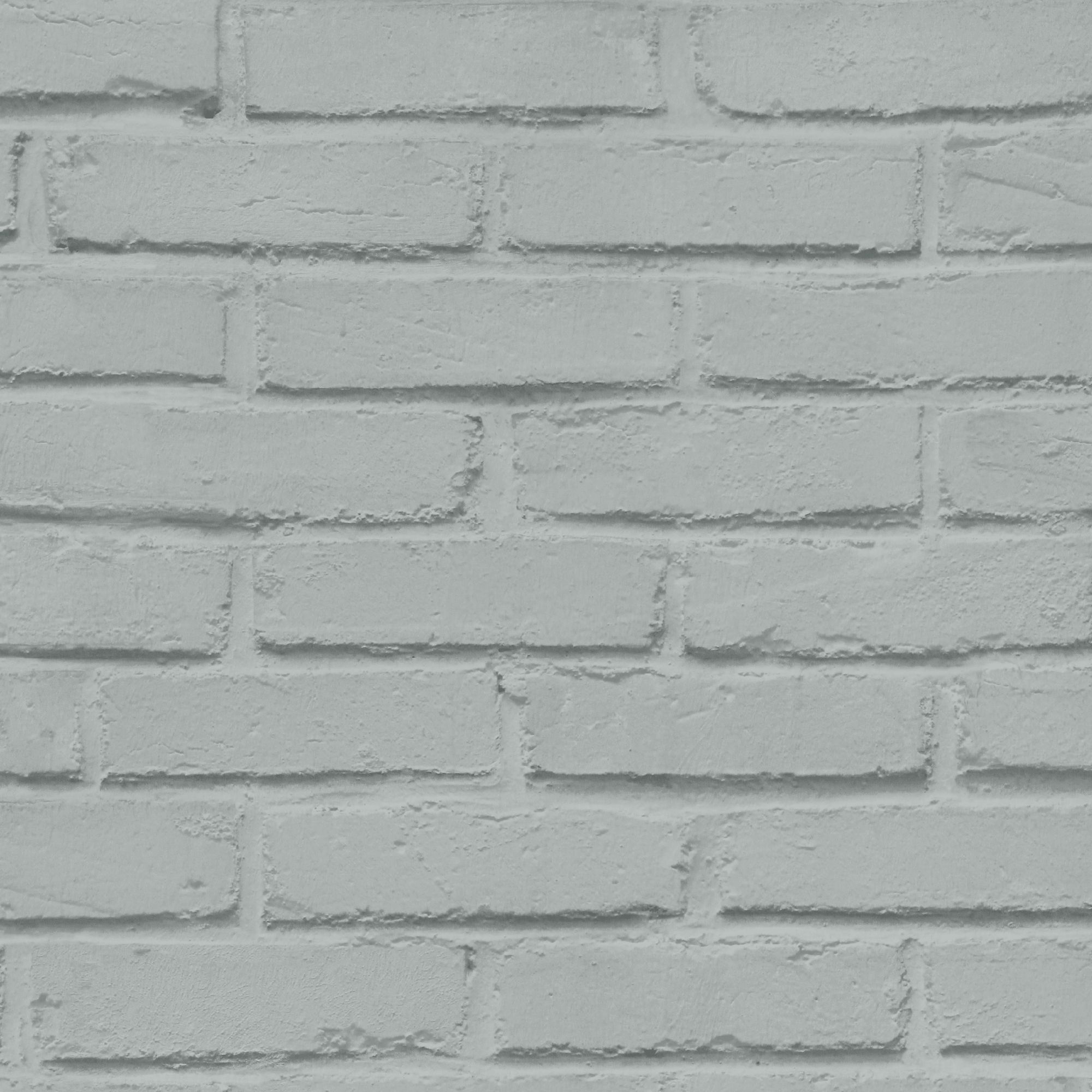 GoodHome Luynes Light grey Brick Textured Wallpaper Sample