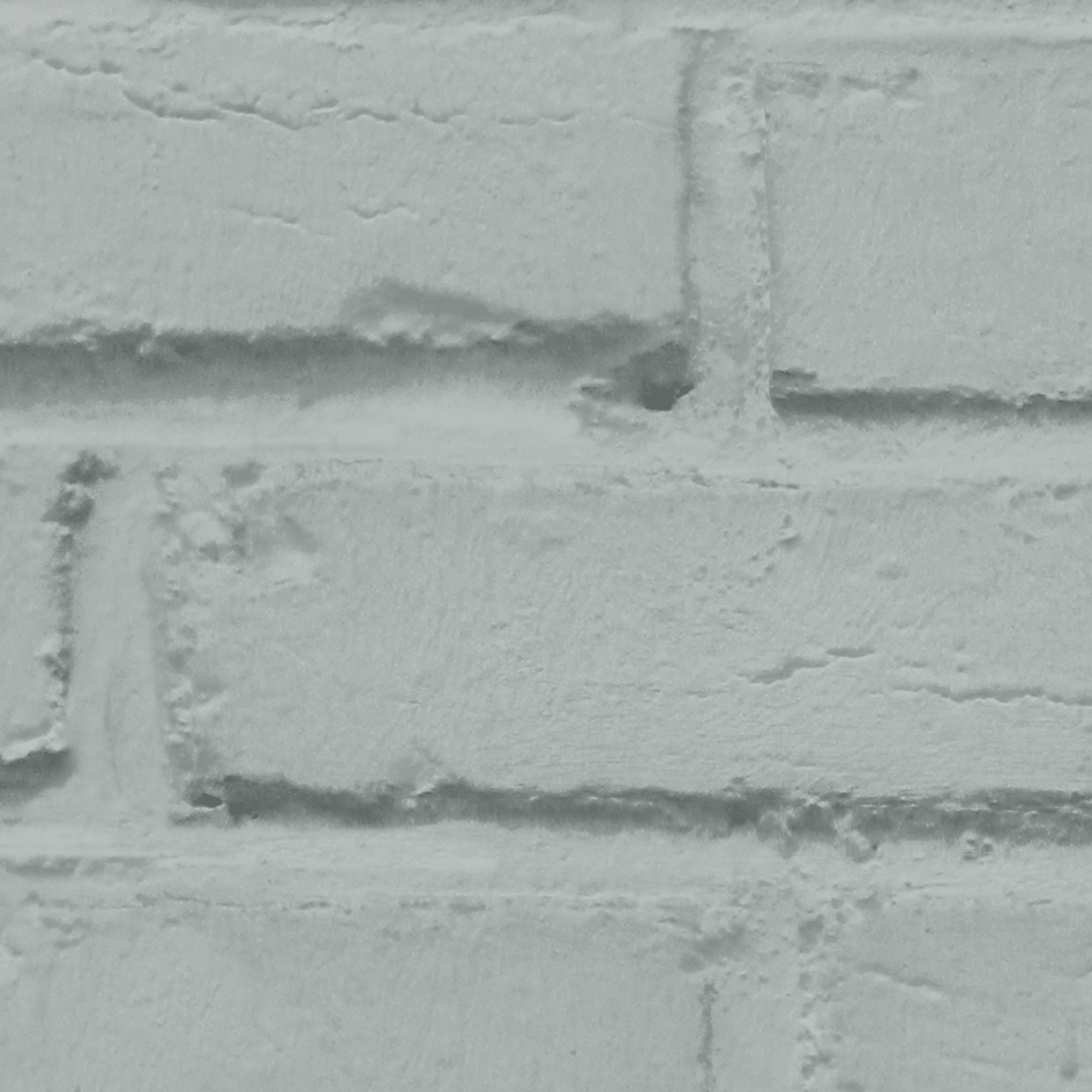 GoodHome Luynes Light grey Brick Textured Wallpaper Sample