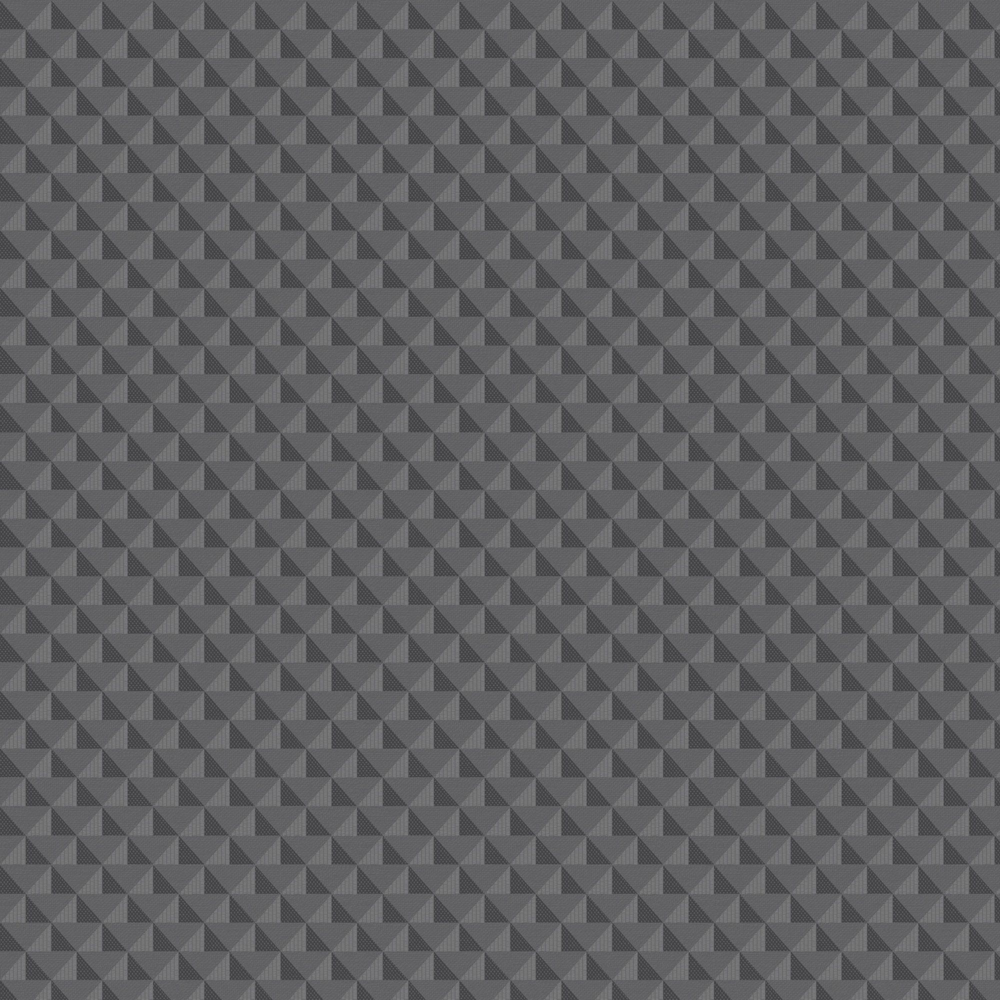 GoodHome Lyrata Black 3D effect Graphic Textured Wallpaper Sample