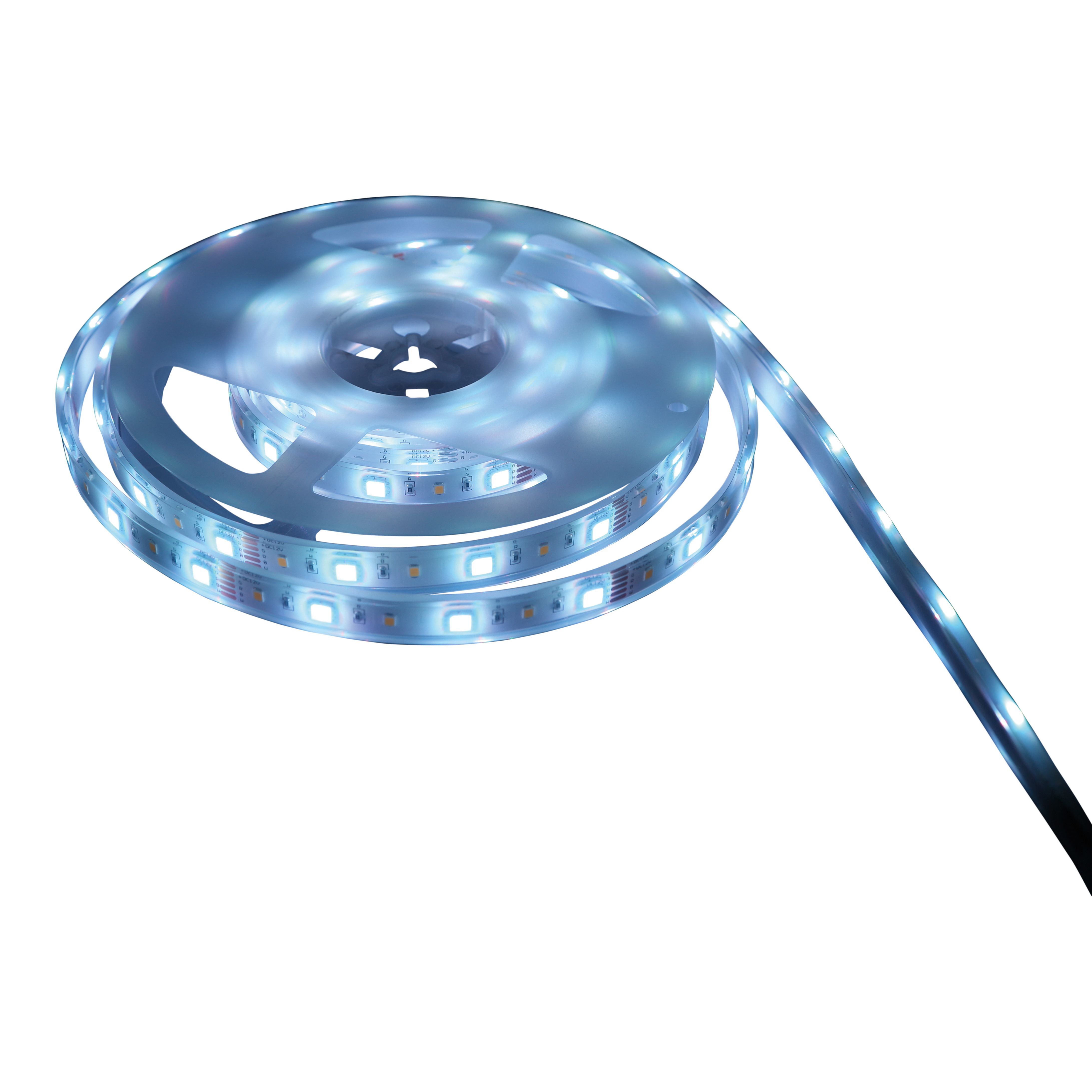 GoodHome Mains-powered (plug-in) LED Colour changing Strip light IP65 1200lm (L)5m