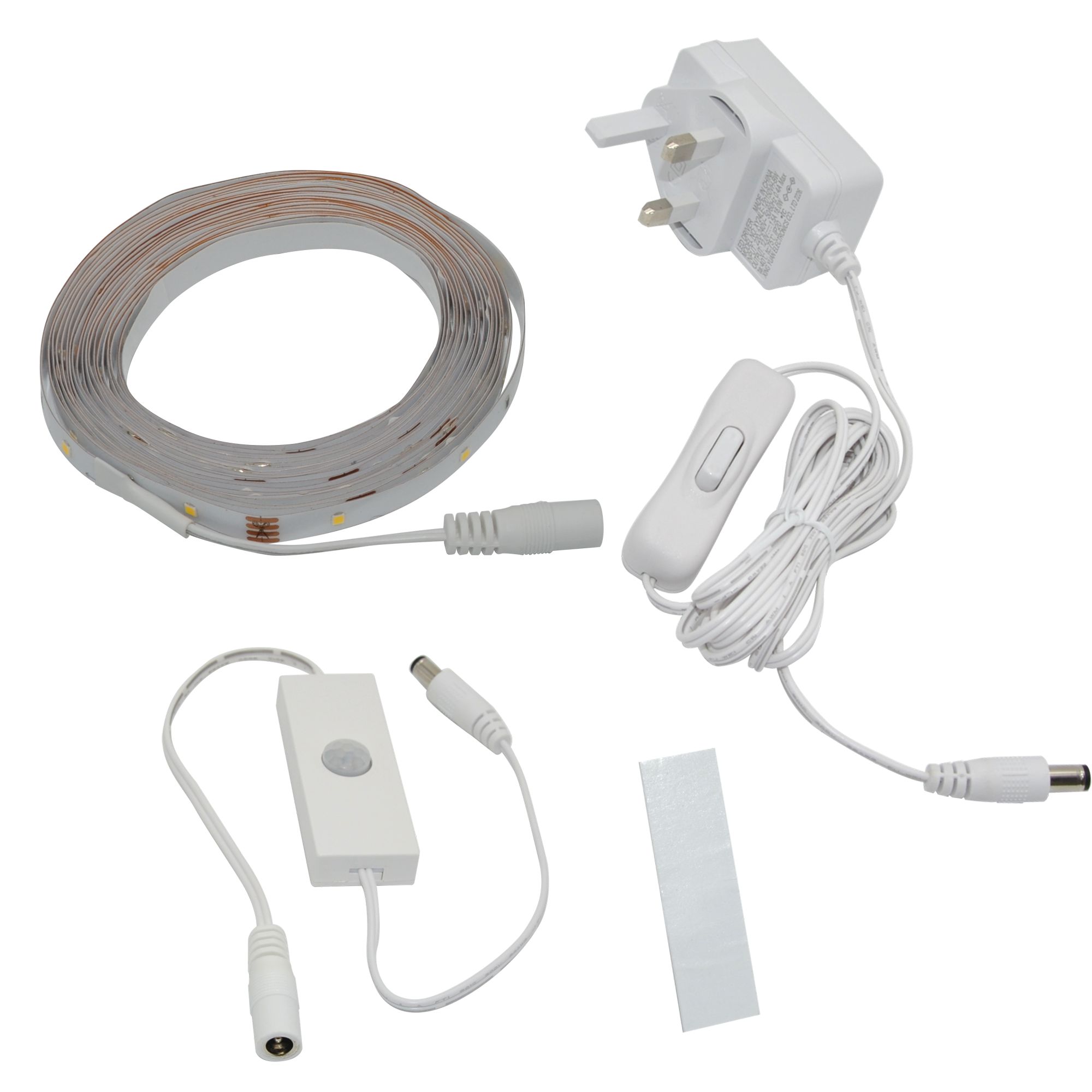 GoodHome Mains-powered (plug-in) LED Neutral white Strip light IP20 2000lm (L)5m