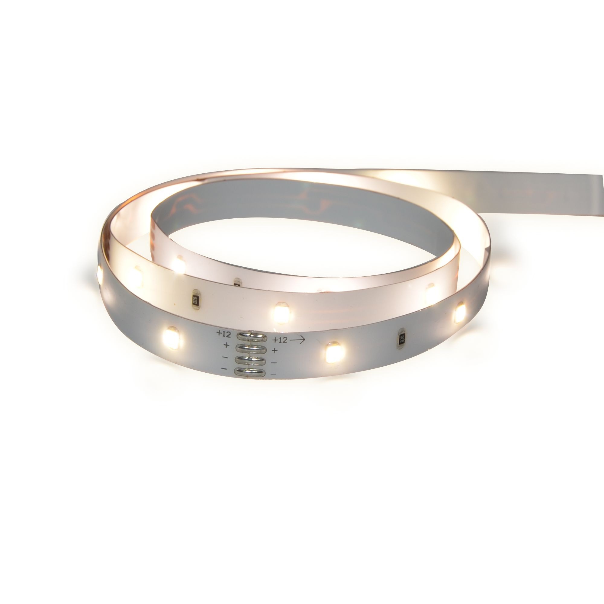 GoodHome Mains-powered (plug-in) LED Neutral white Strip light IP20 400lm (L)1m