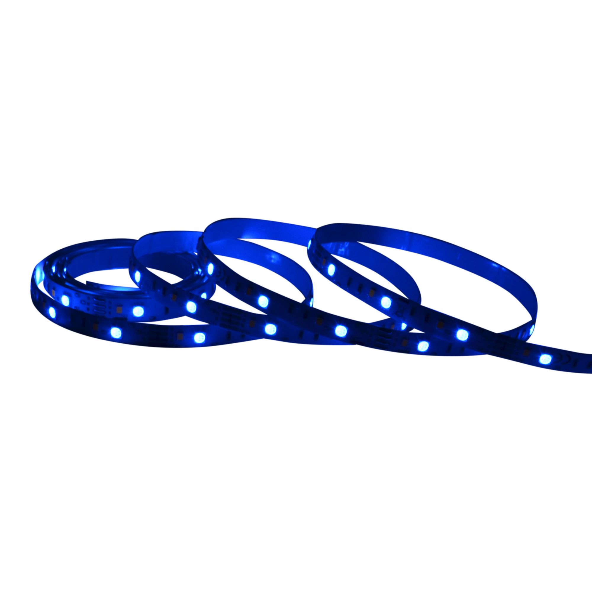 GoodHome Mains-powered (plug-in) LED RGB & neutral white Strip light IP20 1200lm (L)3m
