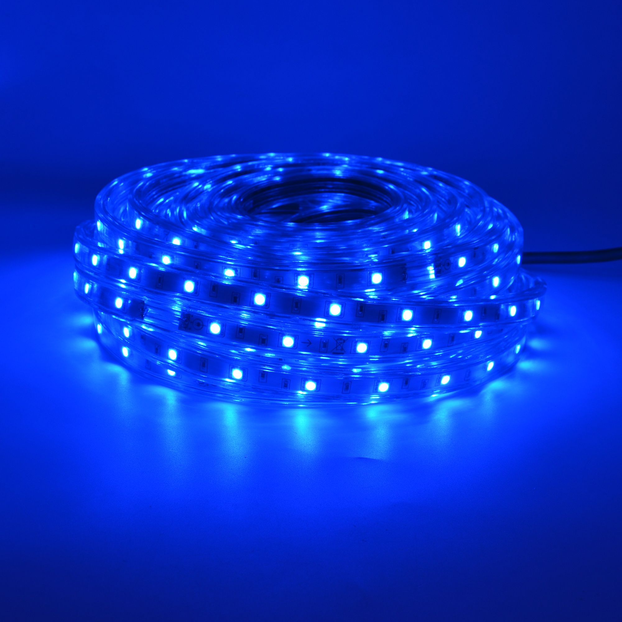 GoodHome Mains-powered (plug-in) LED RGB Strip light IP65 (L)15m