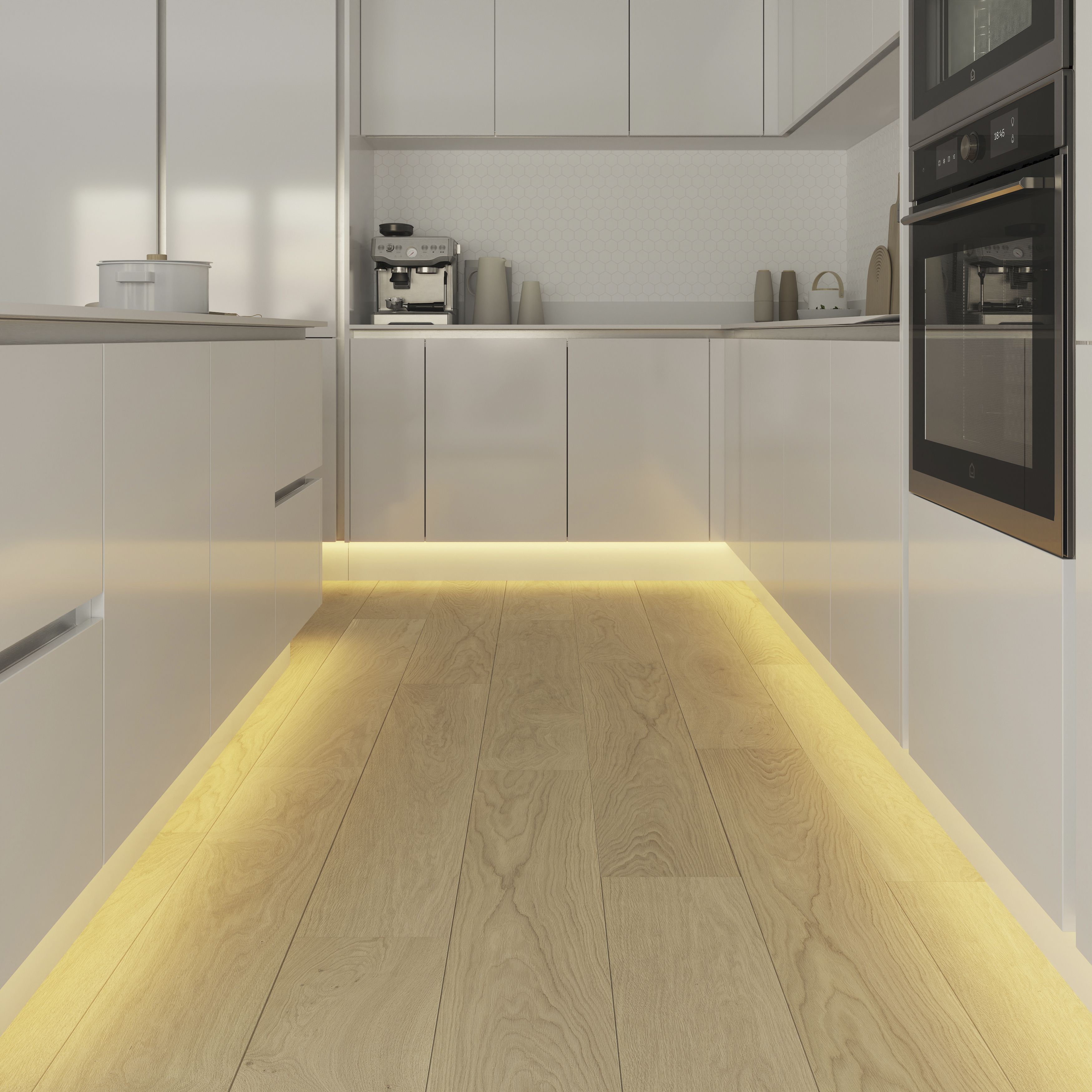 GoodHome Mains-powered (plug-in) LED Warm white Strip light IP20 2000lm (L)5m