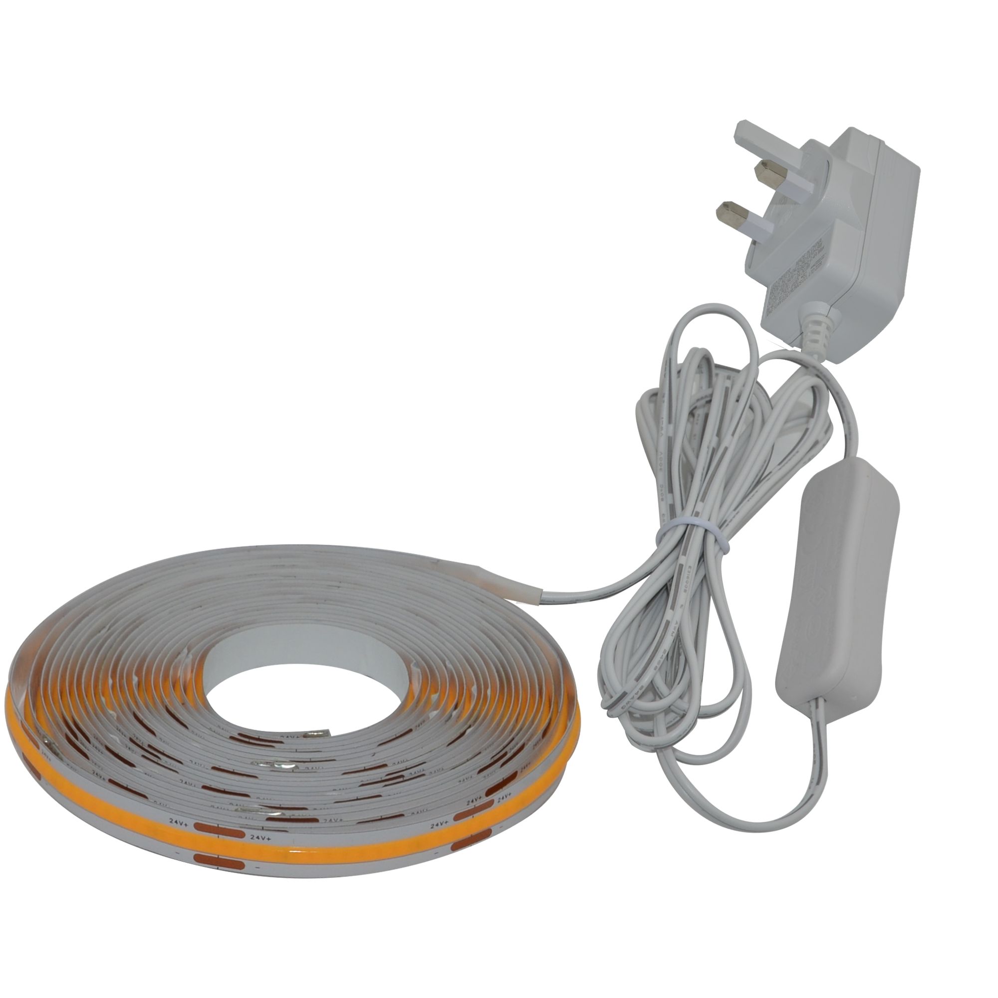 GoodHome Mains-powered (plug-in) LED Warm white Strip light IP20 2000lm (L)5m