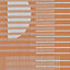 GoodHome Malaita Orange & Beige Graphic Woven effect Reversible Small Outdoor Rug 180cmx70cm