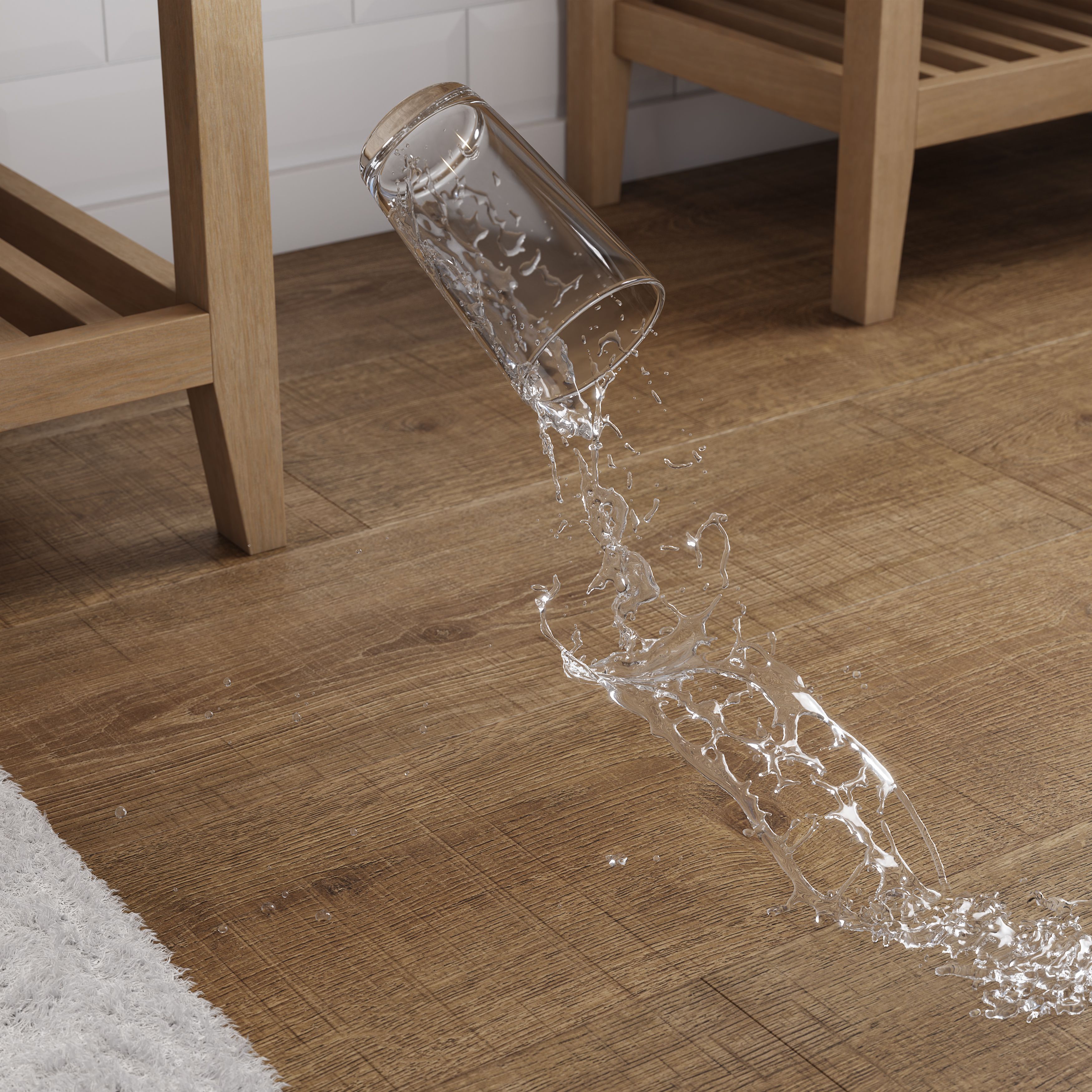GoodHome Maldon Wood effect Laminate Flooring, 1.65m²