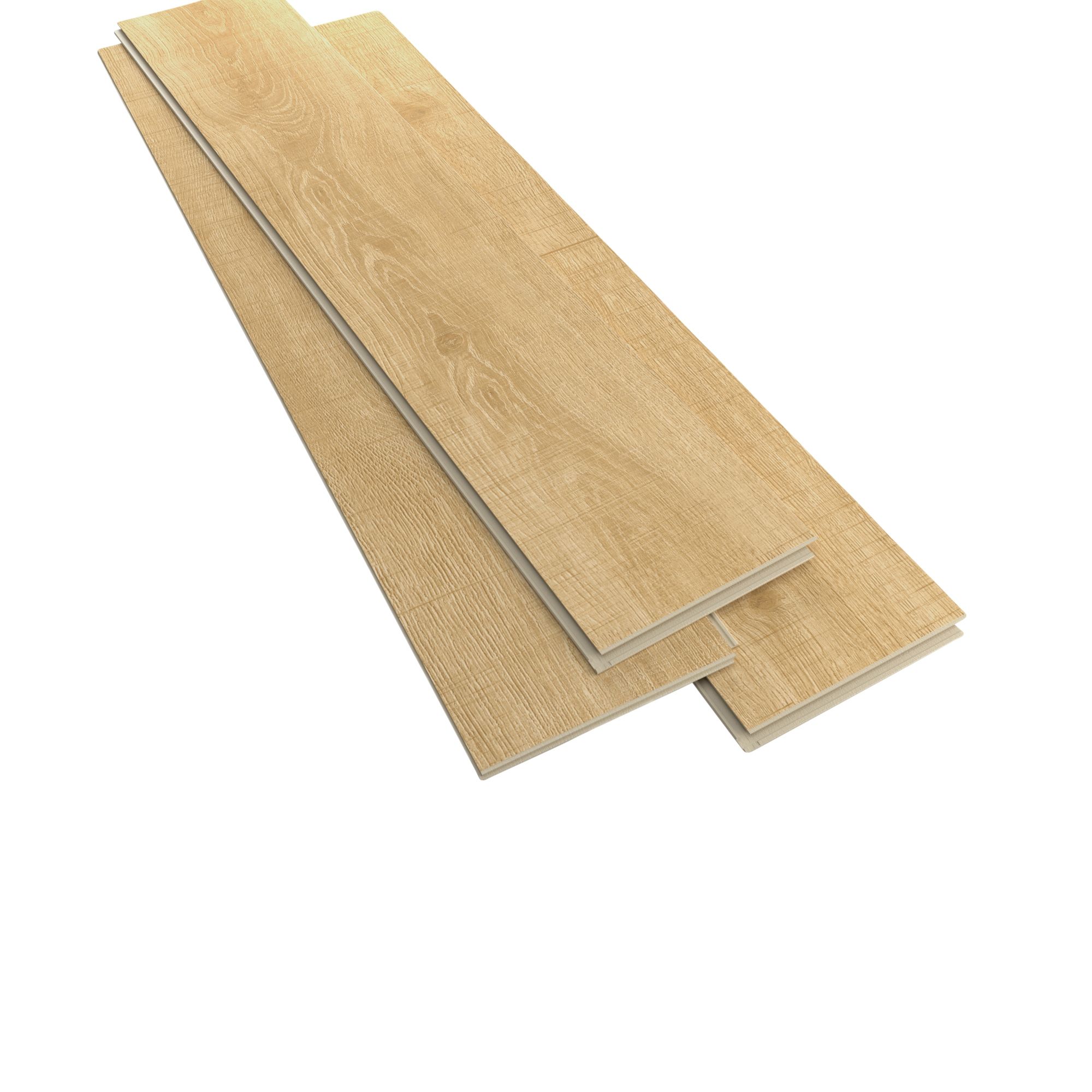 GoodHome Maldon XL Wide Natural Oak effect Embossed Laminate flooring Sample