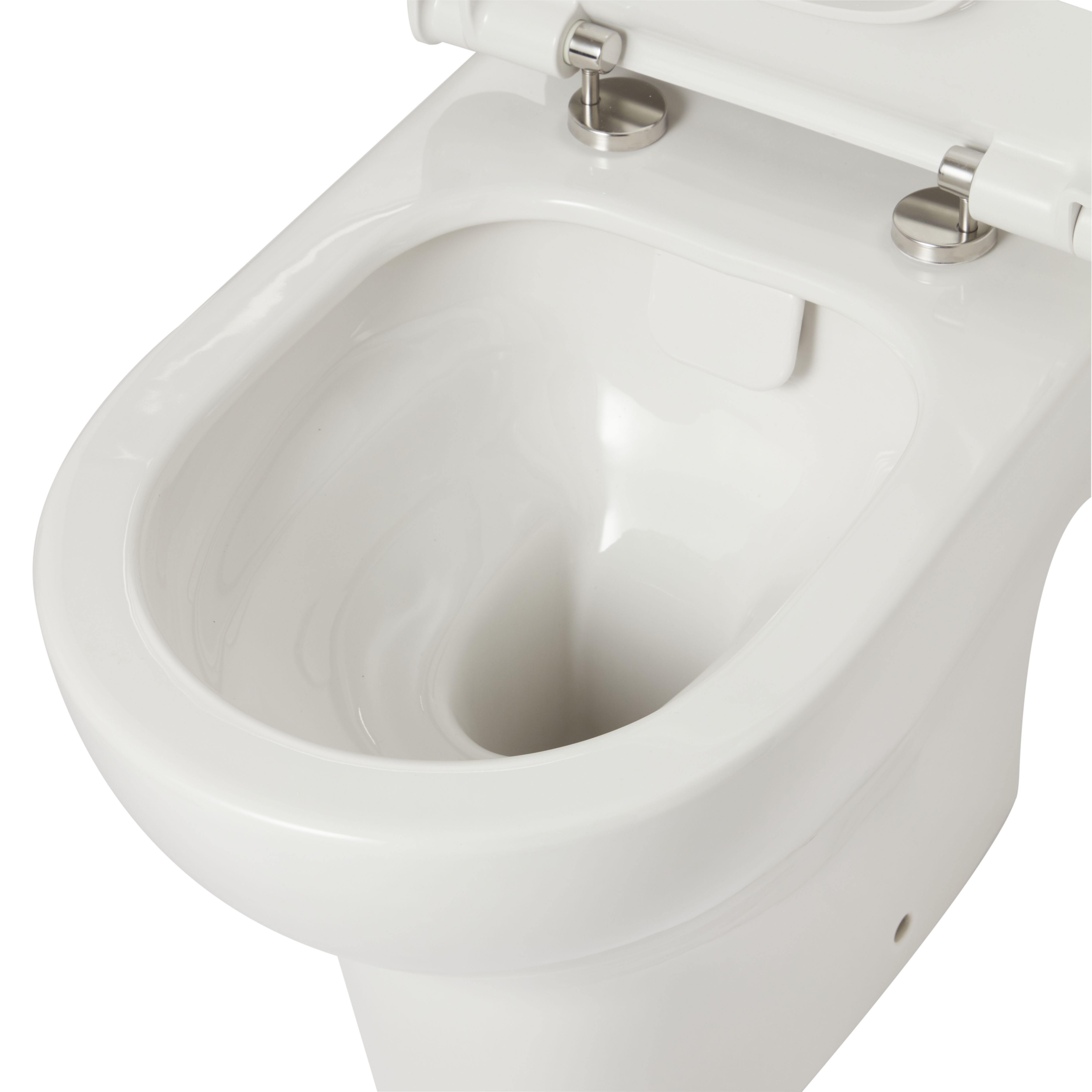 GoodHome Malo White Close-coupled Toilet set with Soft close seat