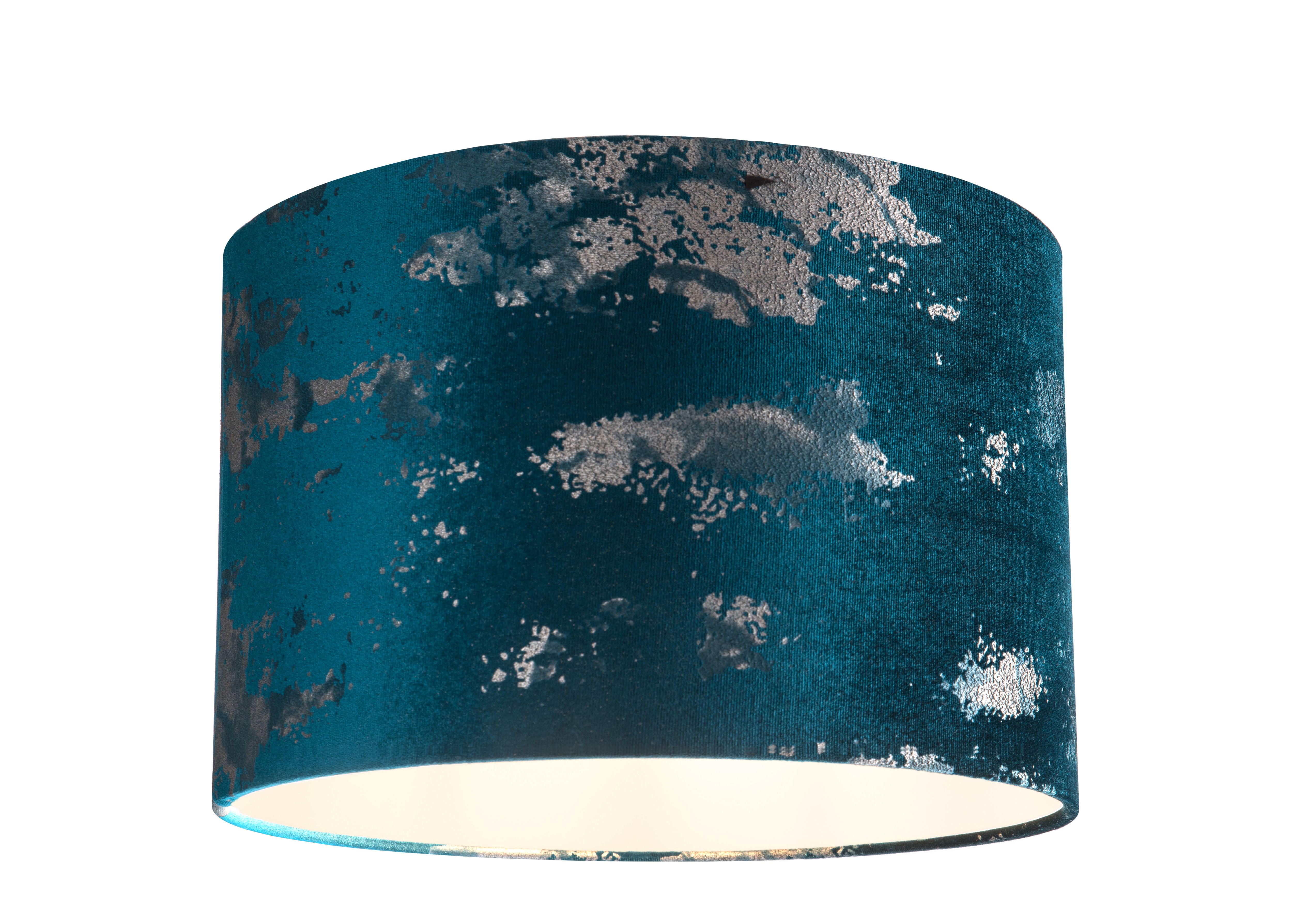 GoodHome Maltby Blue Round Lamp shade (D)30cm