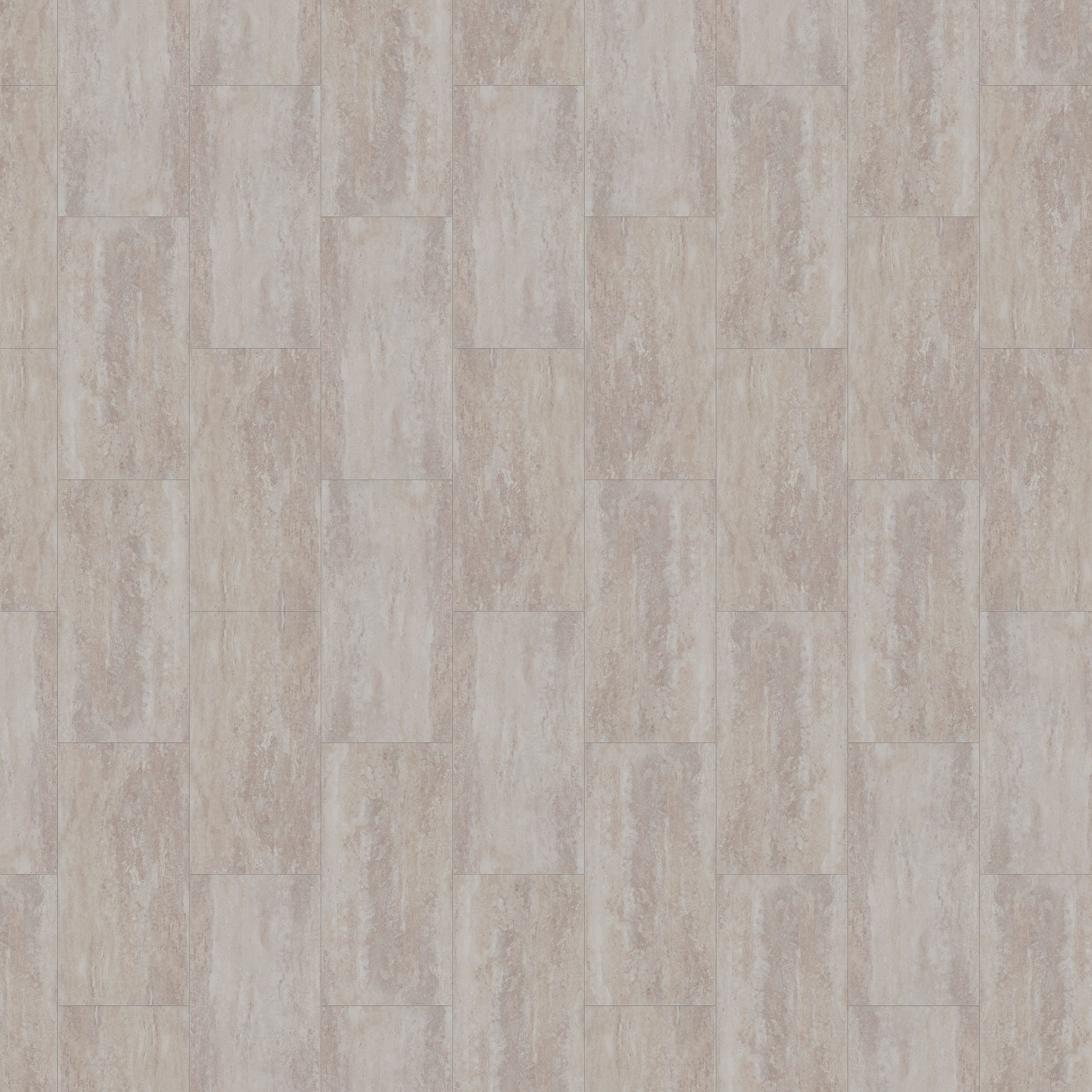 GoodHome Mambo Beige Natural Travertine effect Click vinyl Flooring Sample
