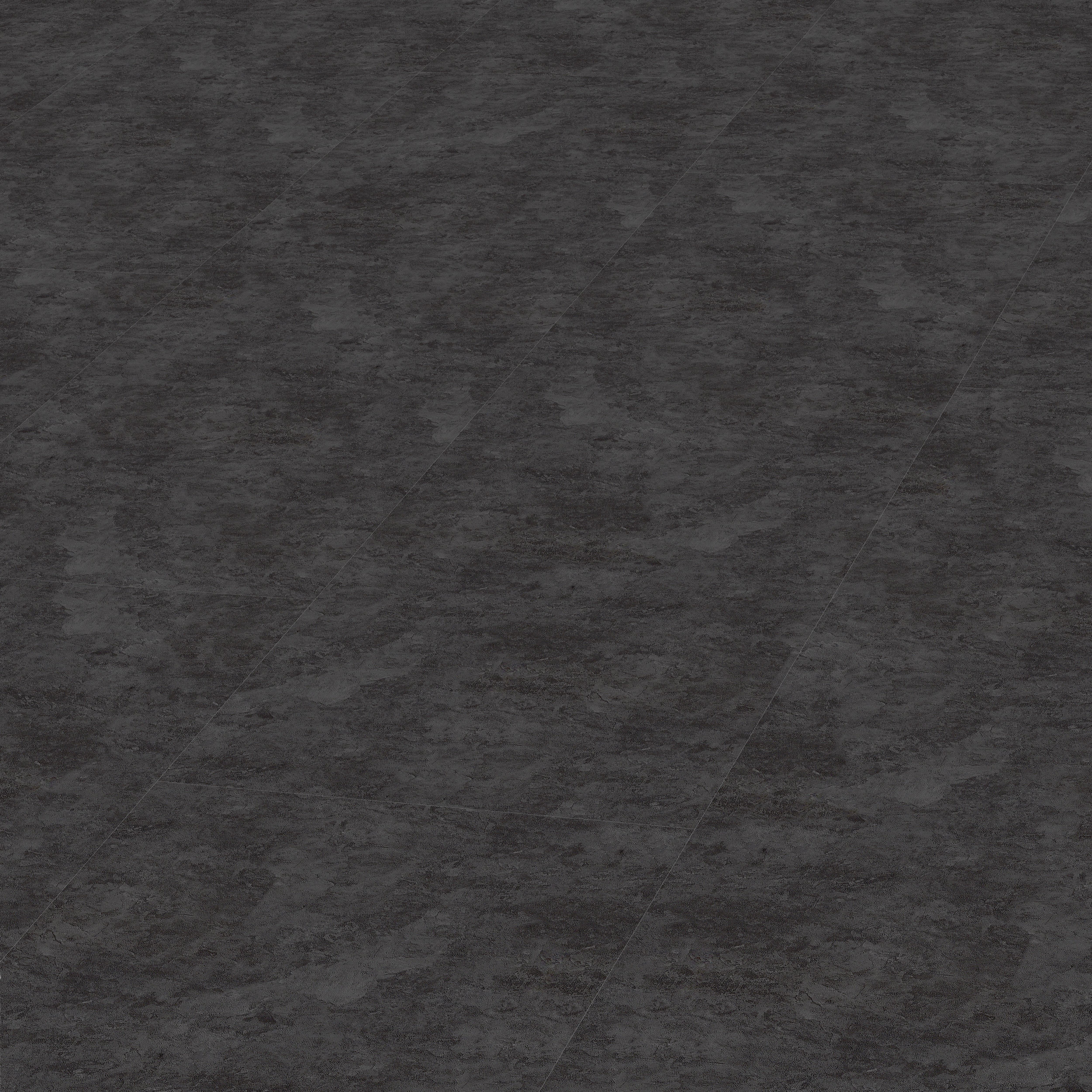 GoodHome Mambo Dark Grey Natural Slate effect Textured Click vinyl Tile, 2.23m²