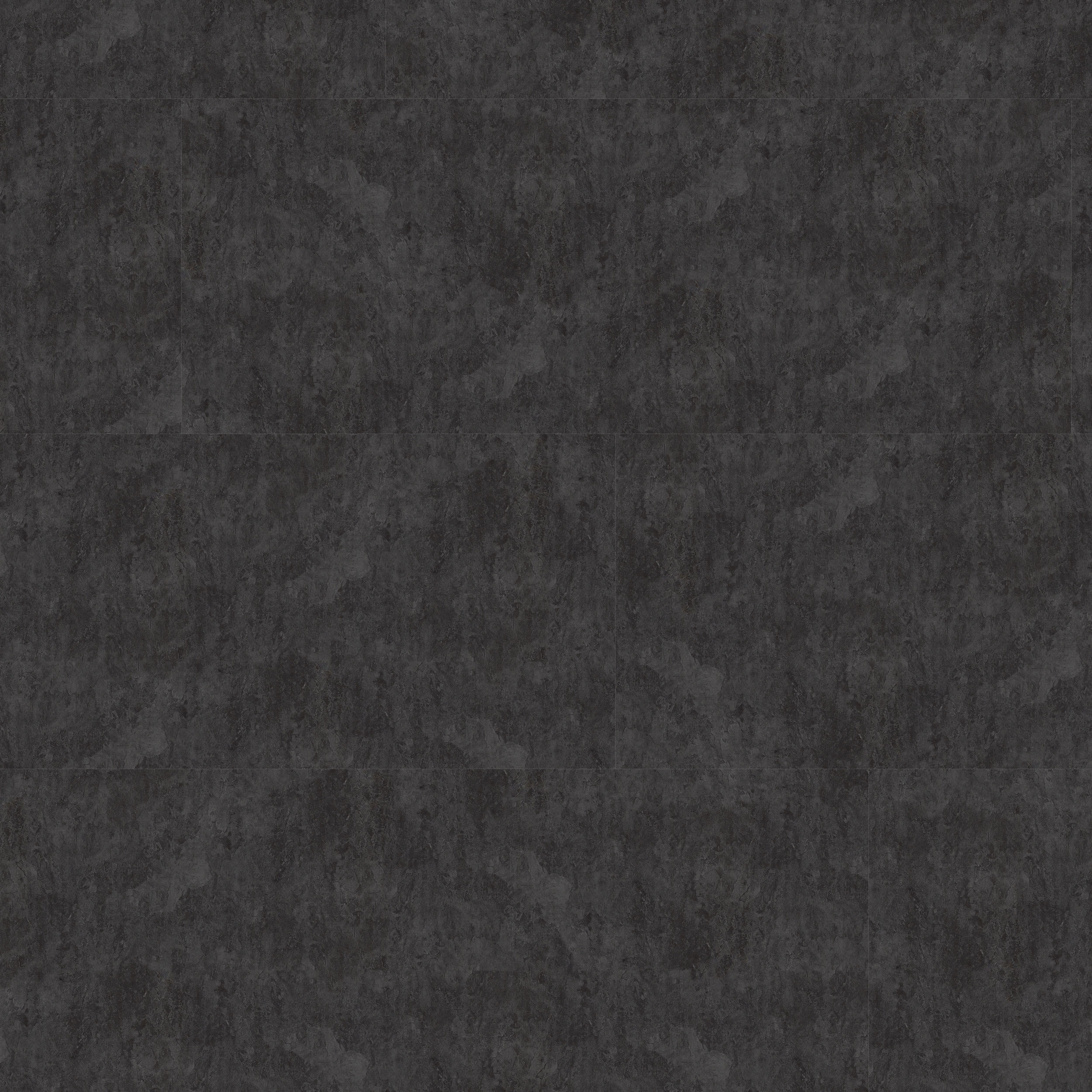 GoodHome Mambo Dark Grey Natural Slate effect Textured Click vinyl Tile, 2.23m²