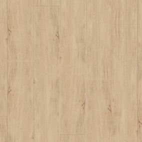 GoodHome Mambo Lulea Knotted Wood effect Click vinyl Plank Sample