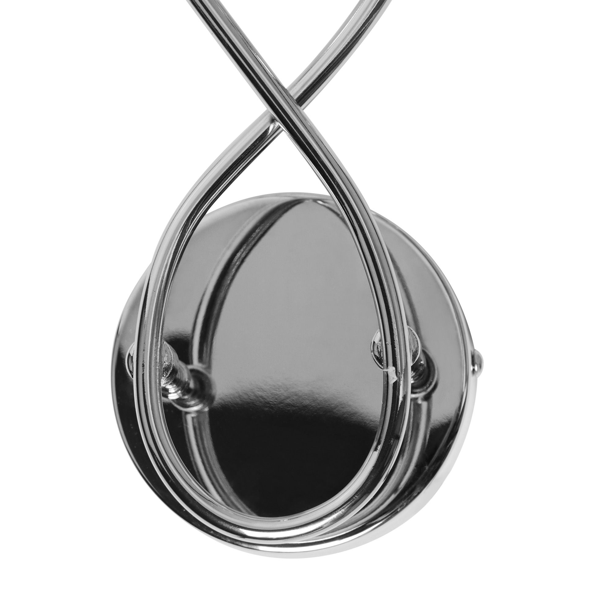 GoodHome Mantus Chrome effect Double Wall light