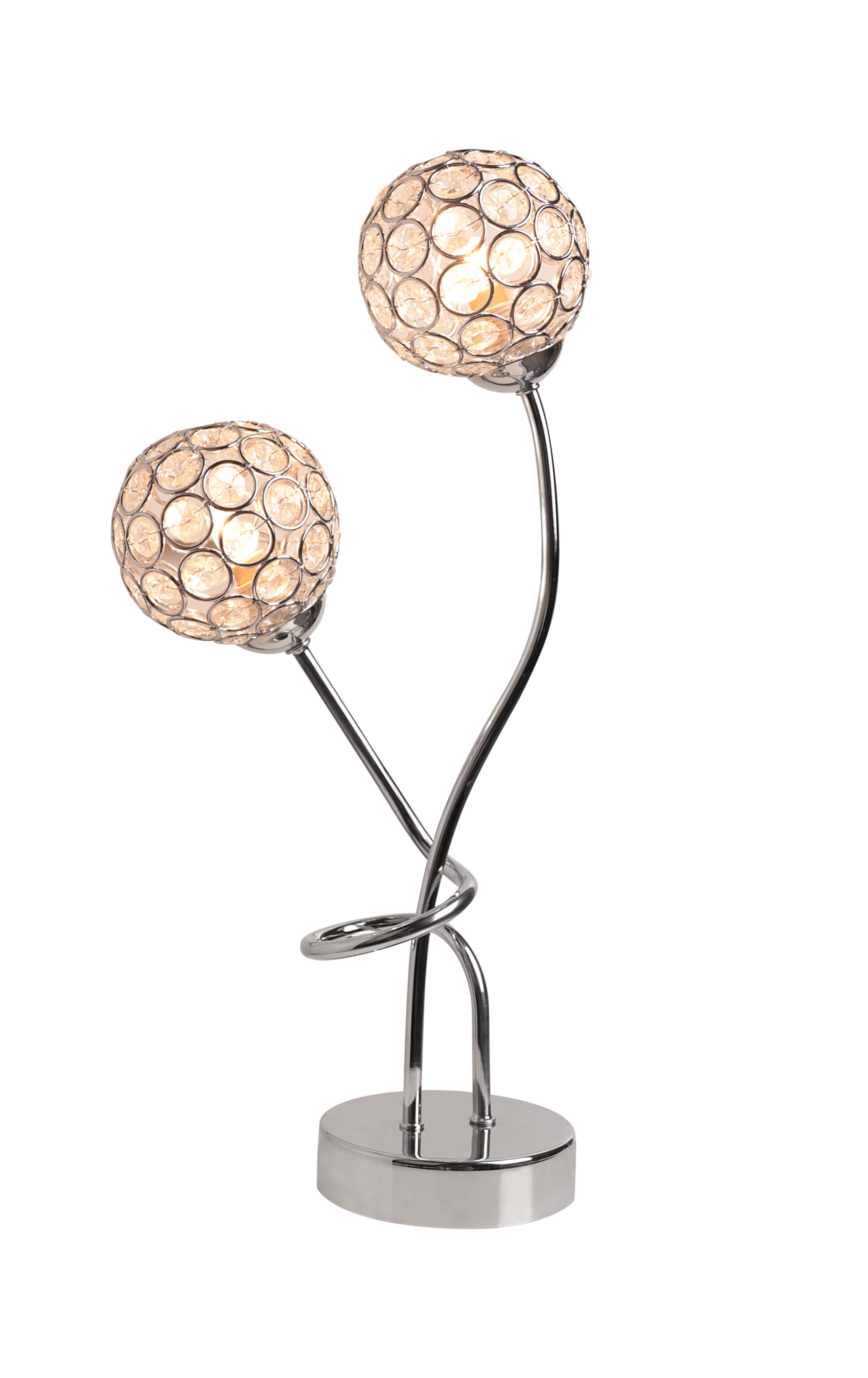 GoodHome Mantus Chrome effect Table light